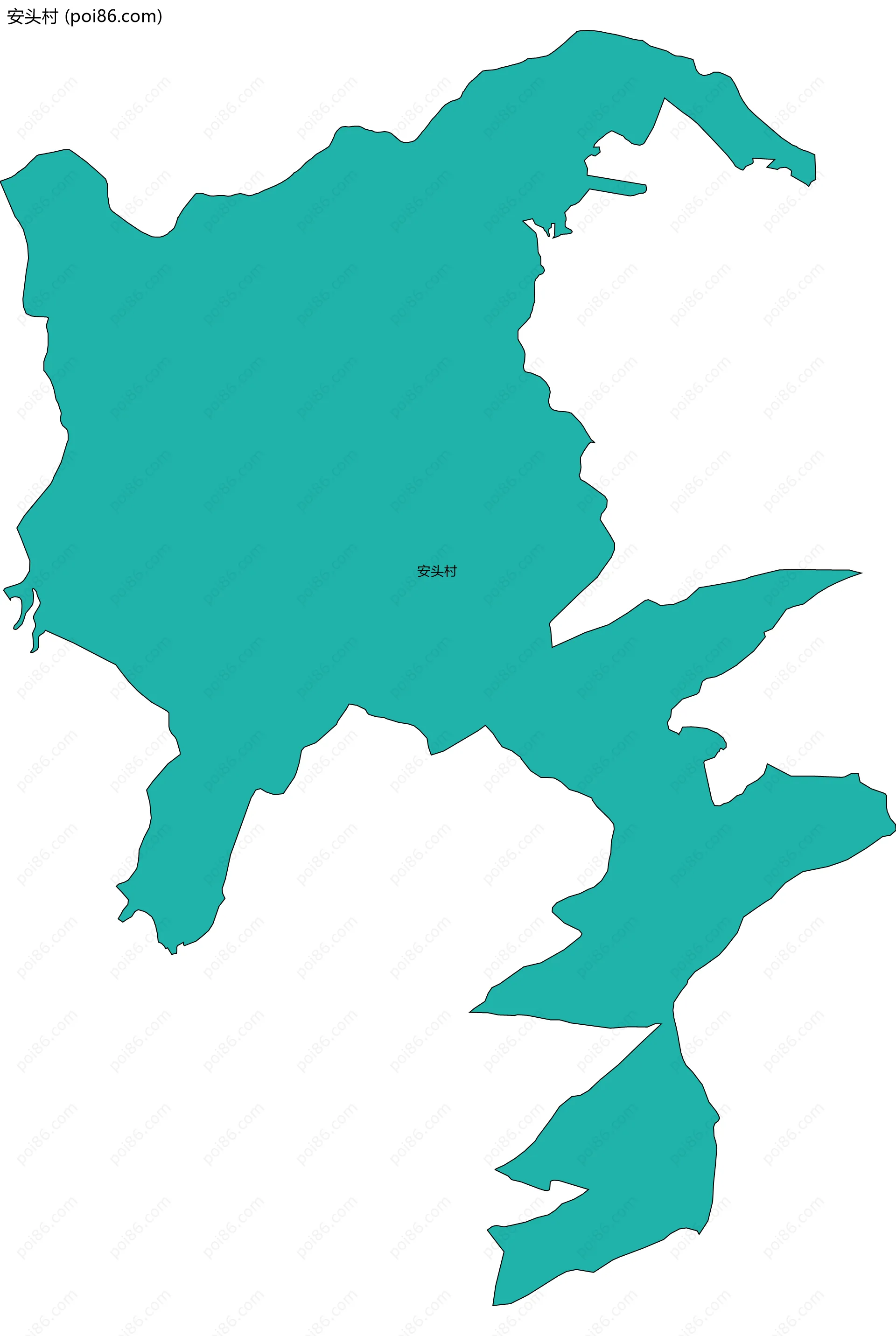 安头村边界地图