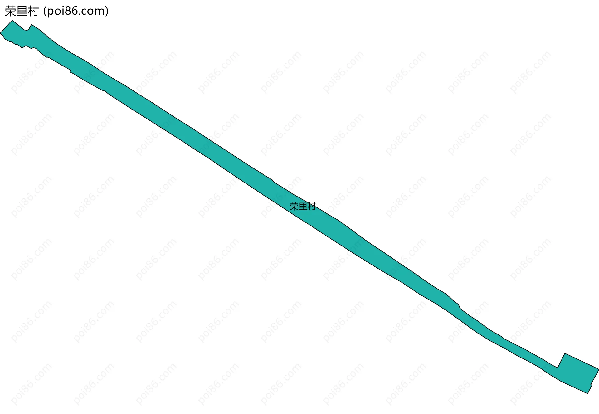 荣里村边界地图