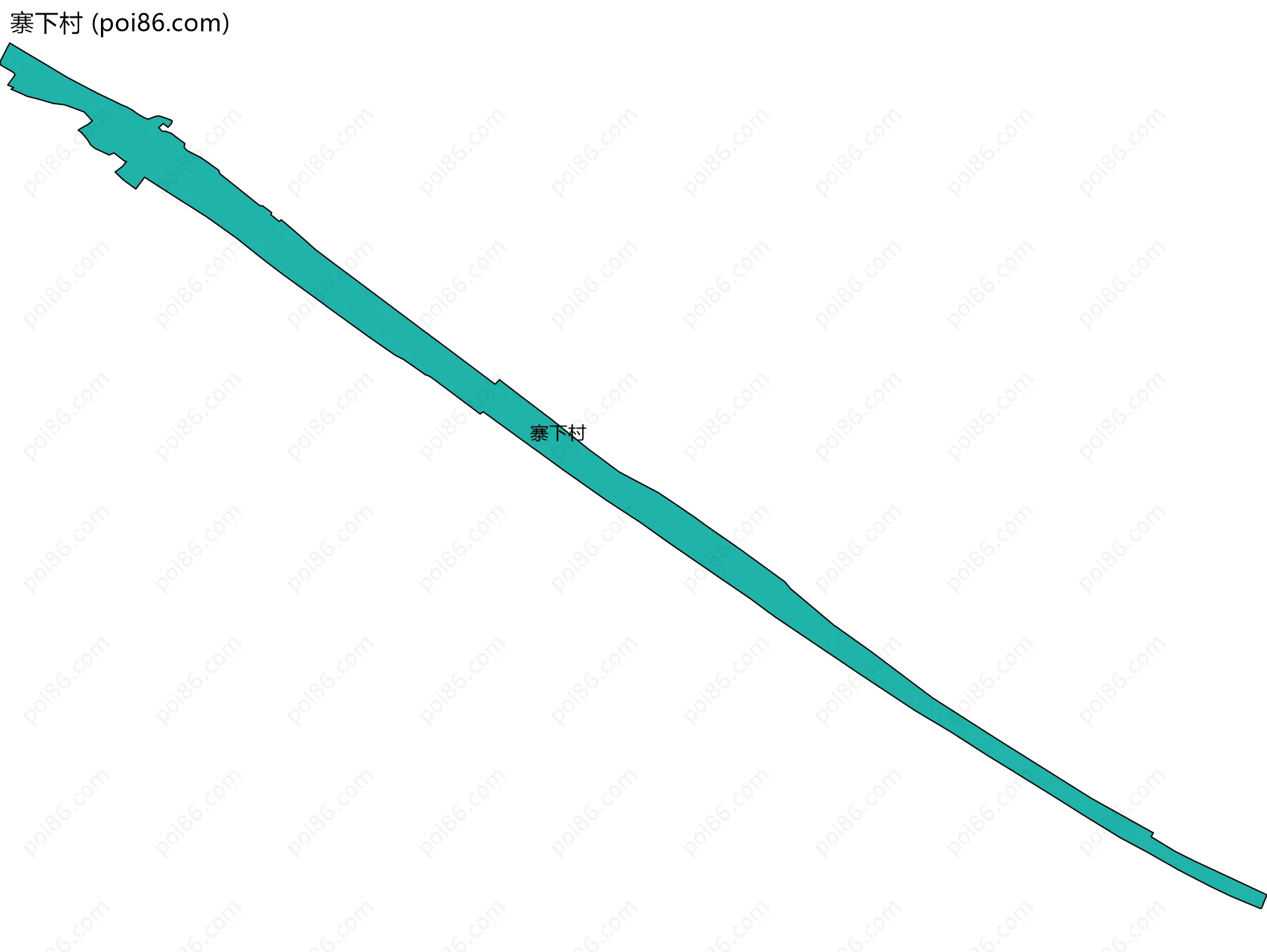 寨下村边界地图