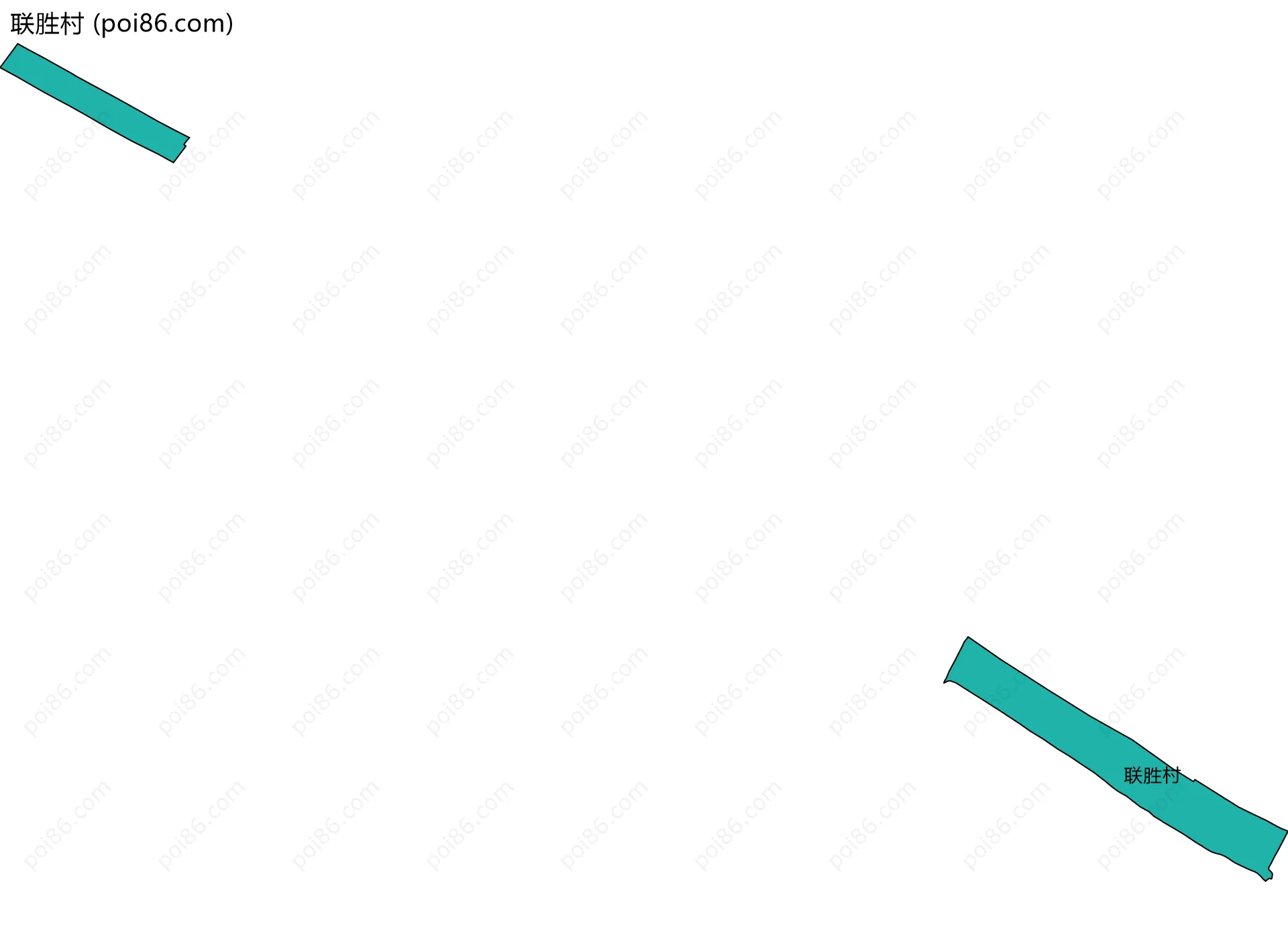 联胜村边界地图