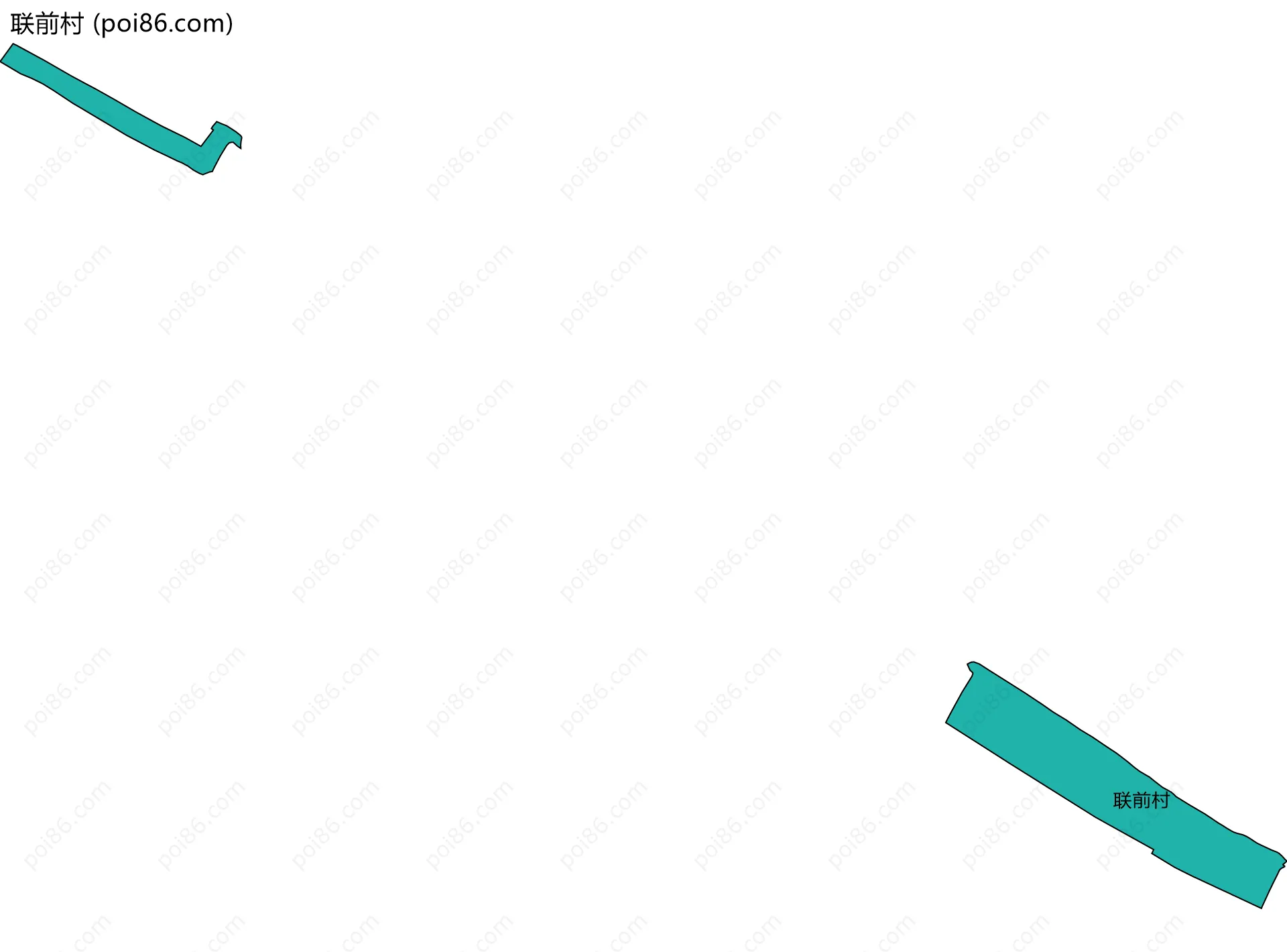 联前村边界地图