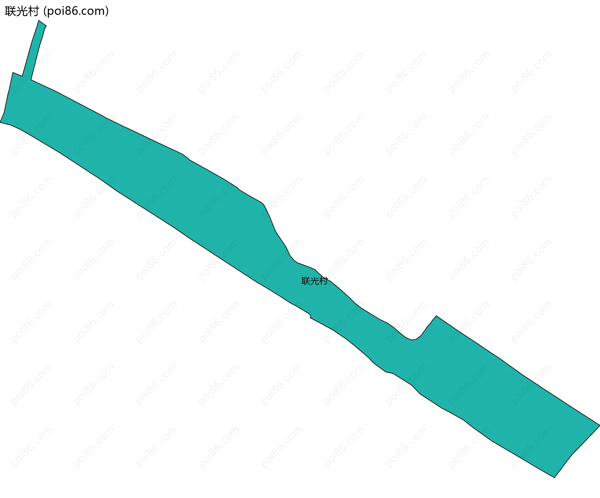 联光村边界地图