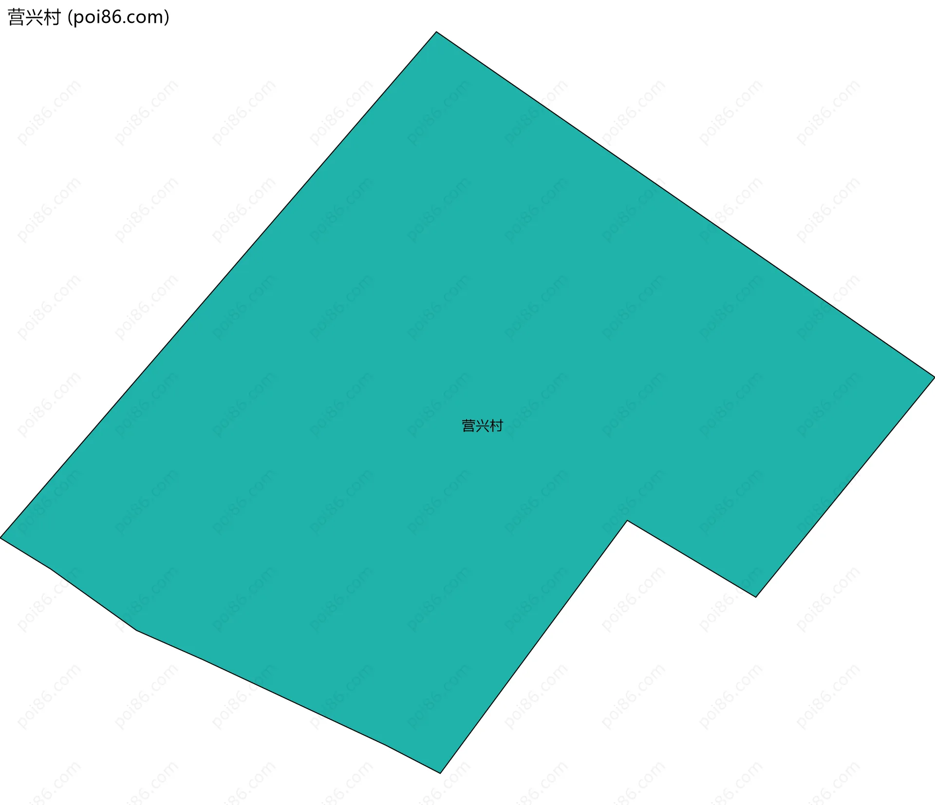 营兴村边界地图