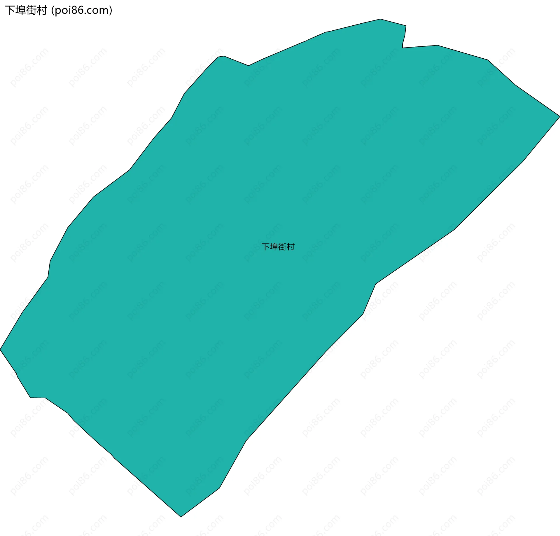 下埠街村边界地图