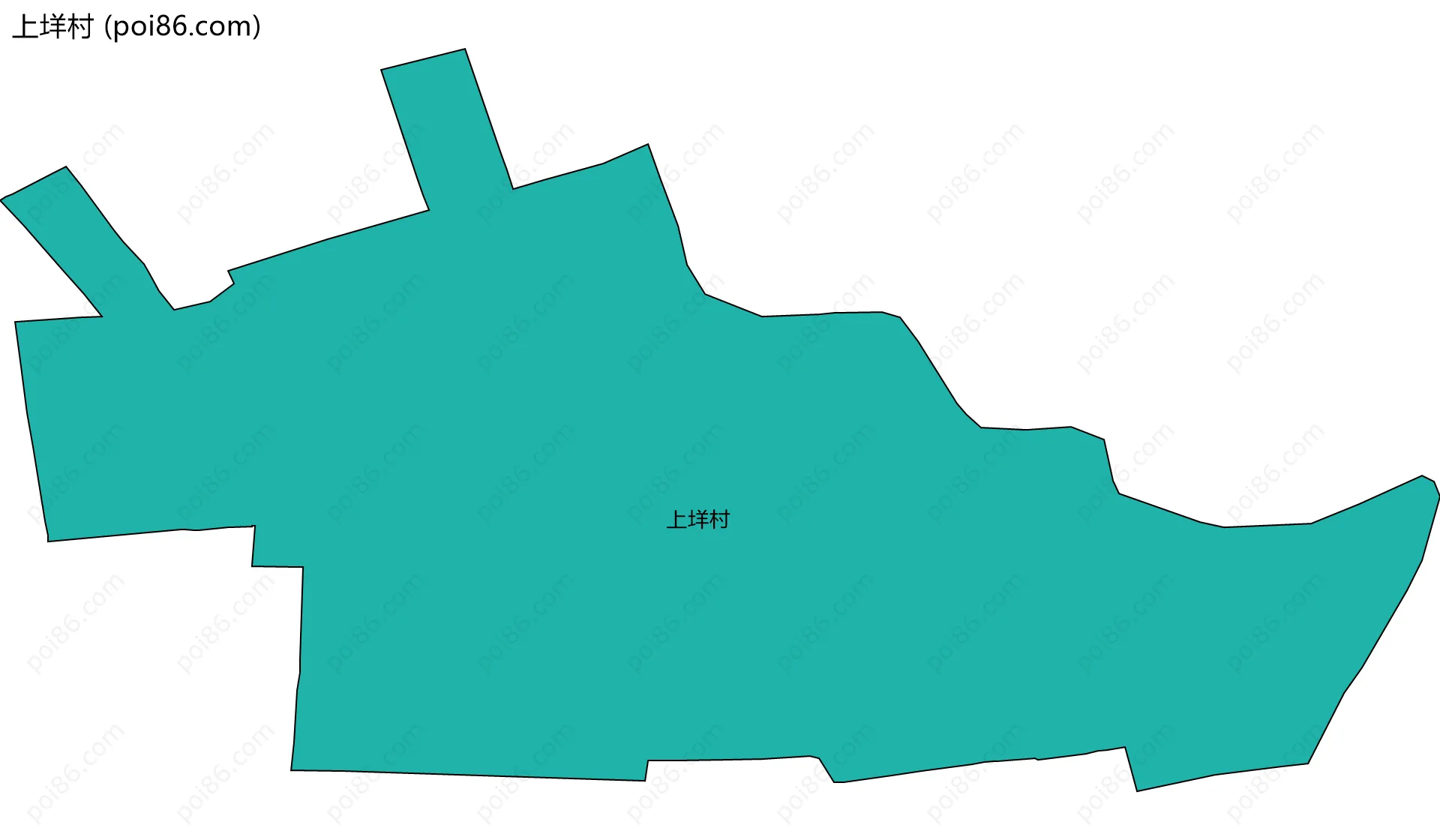 上垟村边界地图