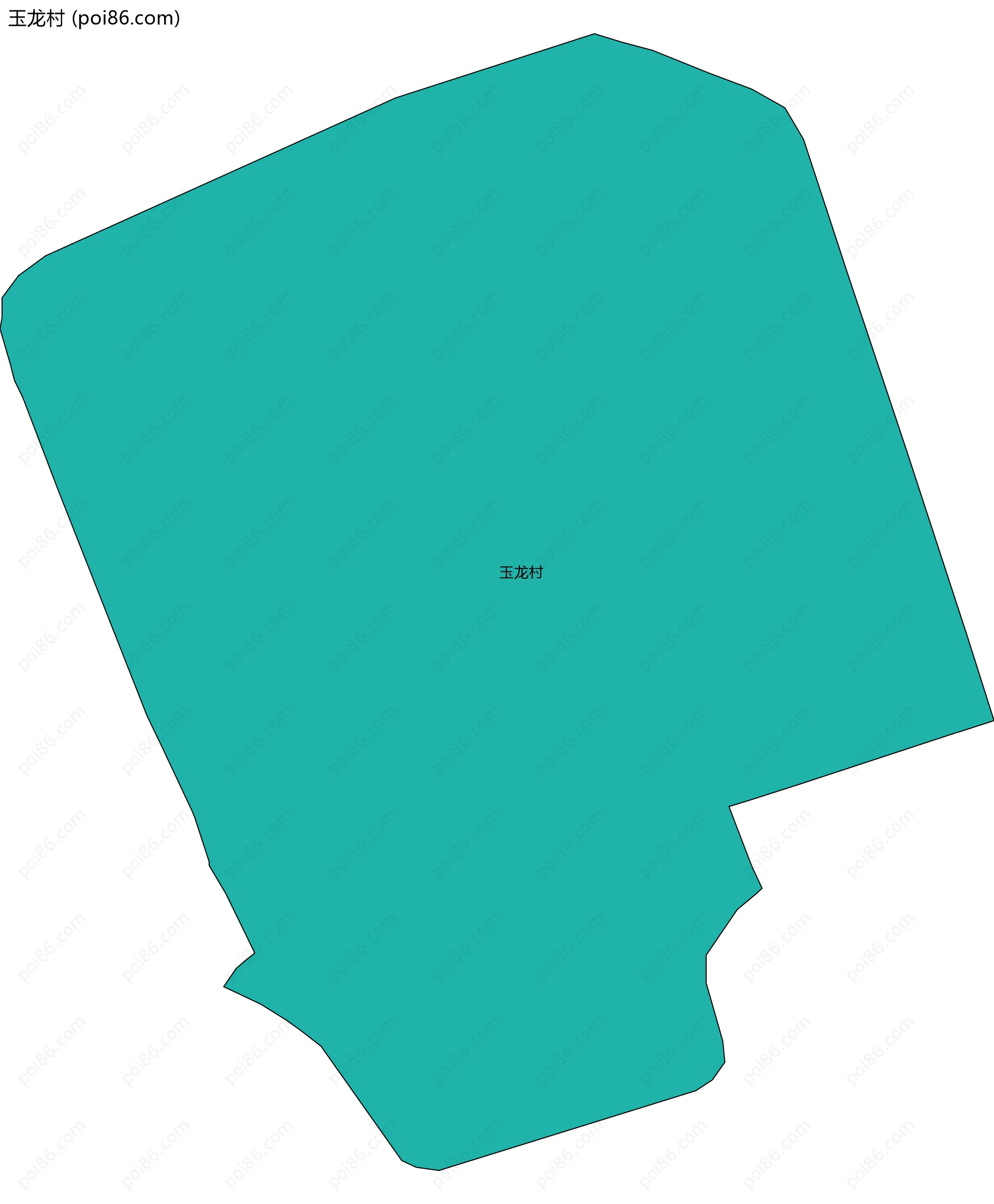 玉龙村边界地图