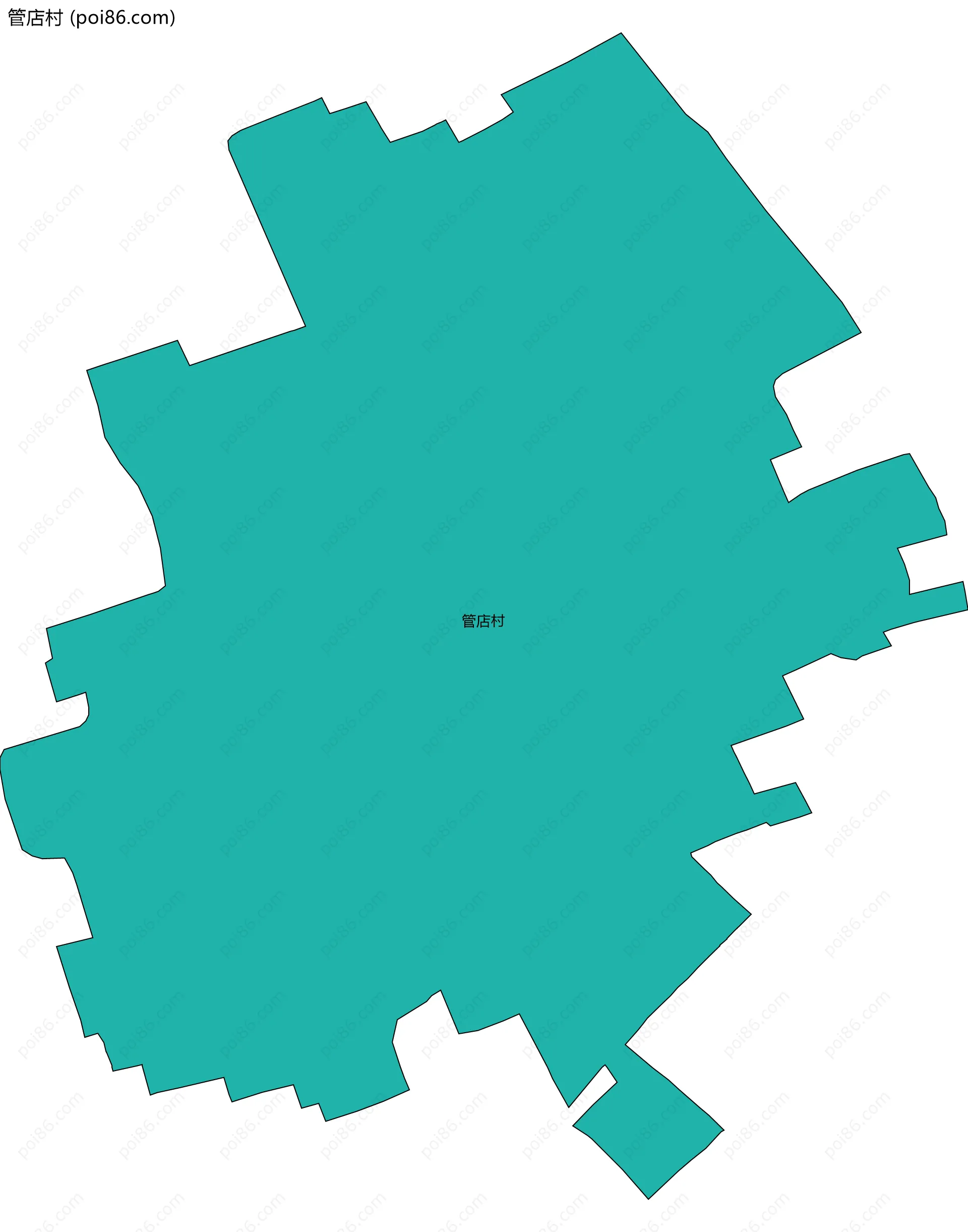 管店村边界地图