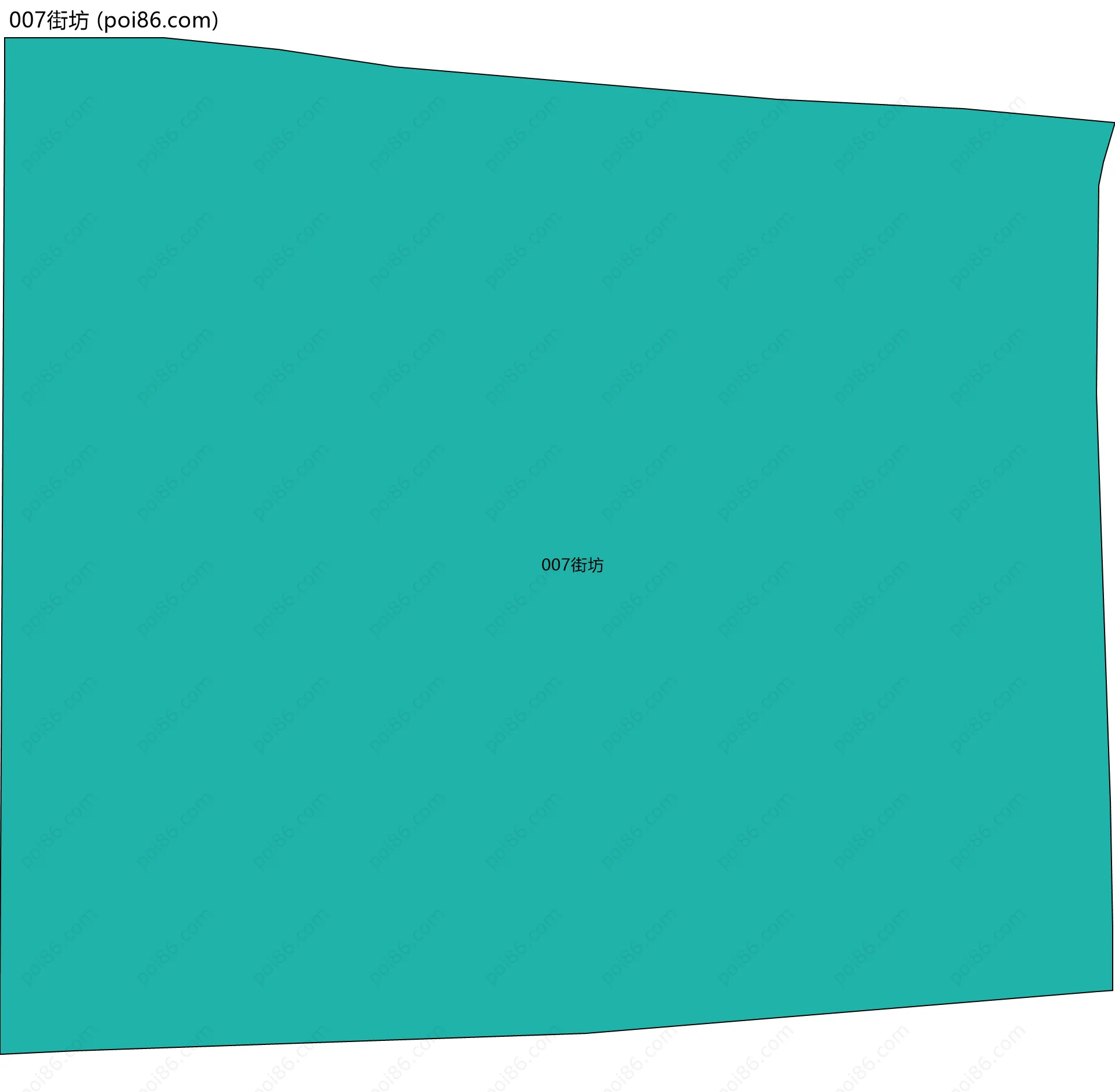 007街坊边界地图