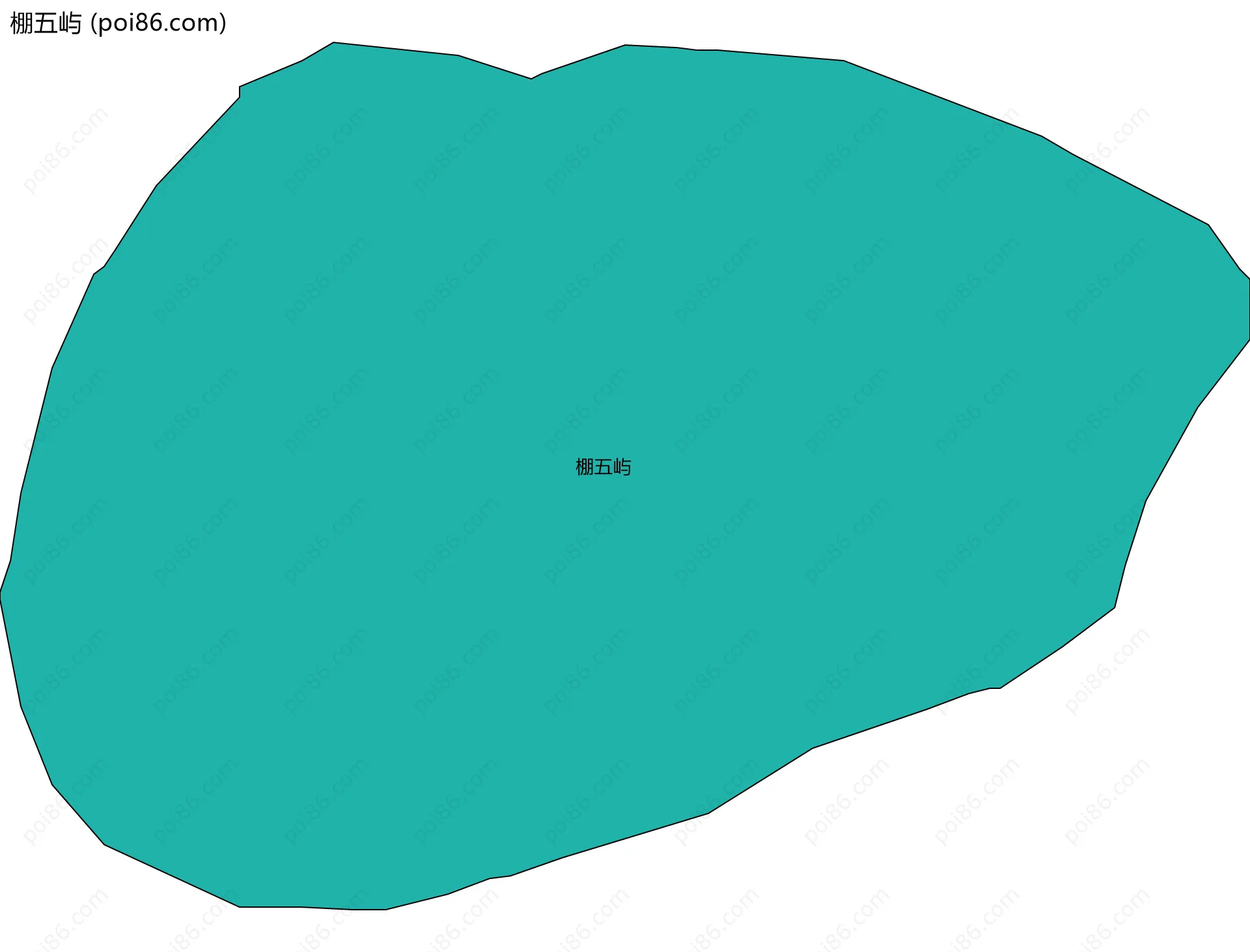 棚五屿边界地图
