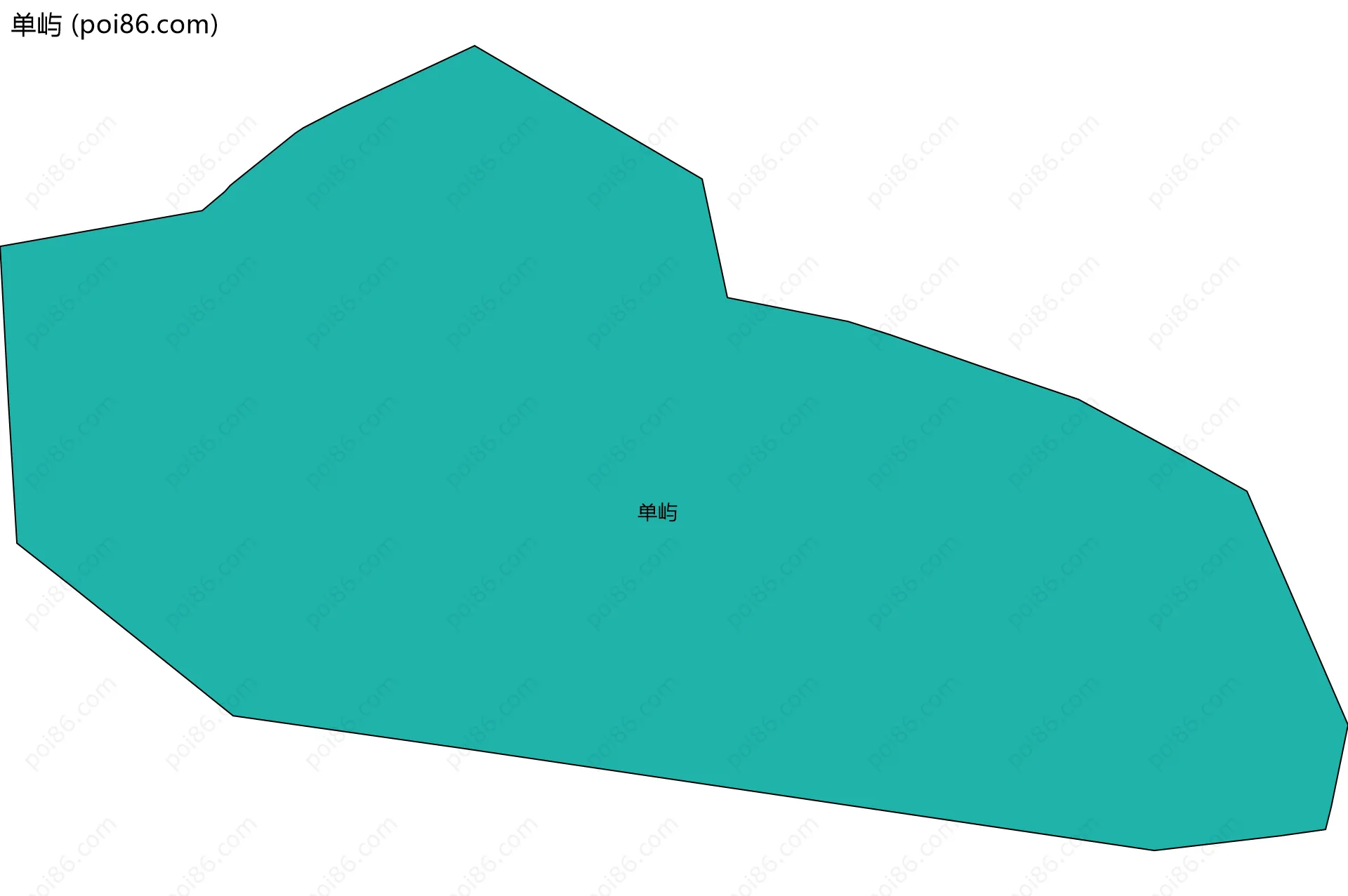 单屿边界地图