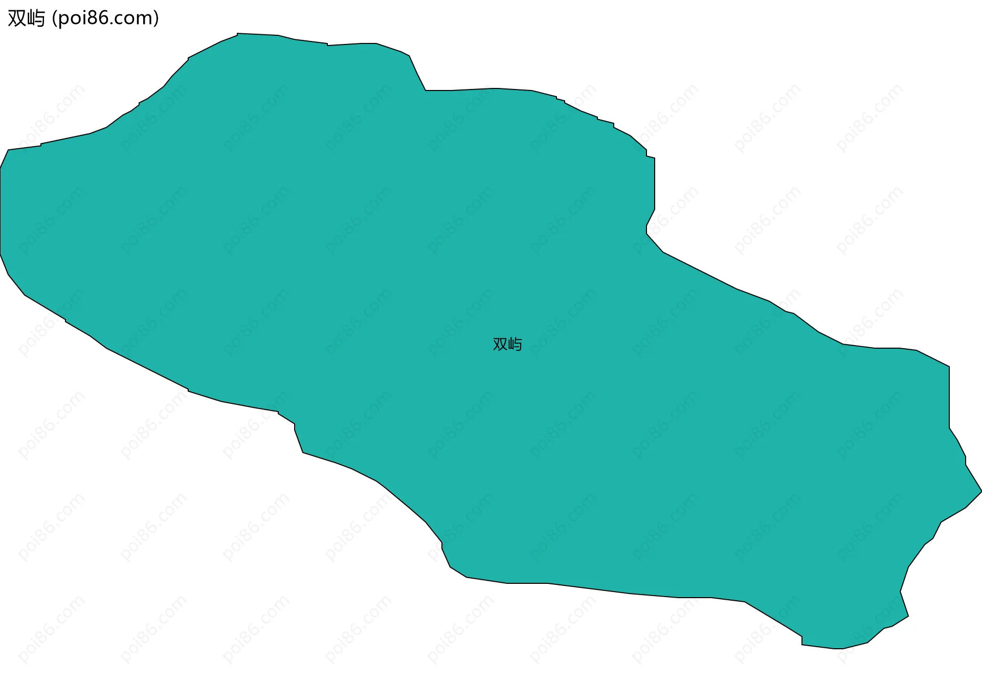 双屿边界地图