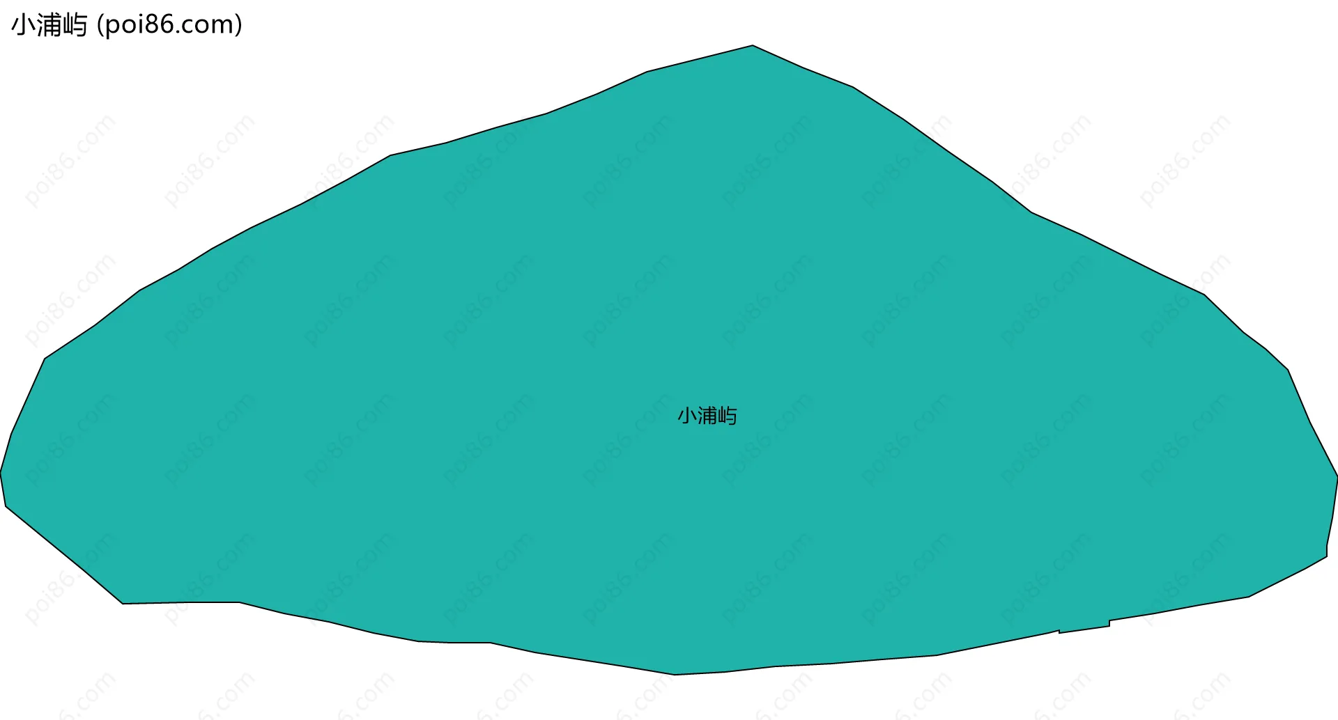 小浦屿边界地图