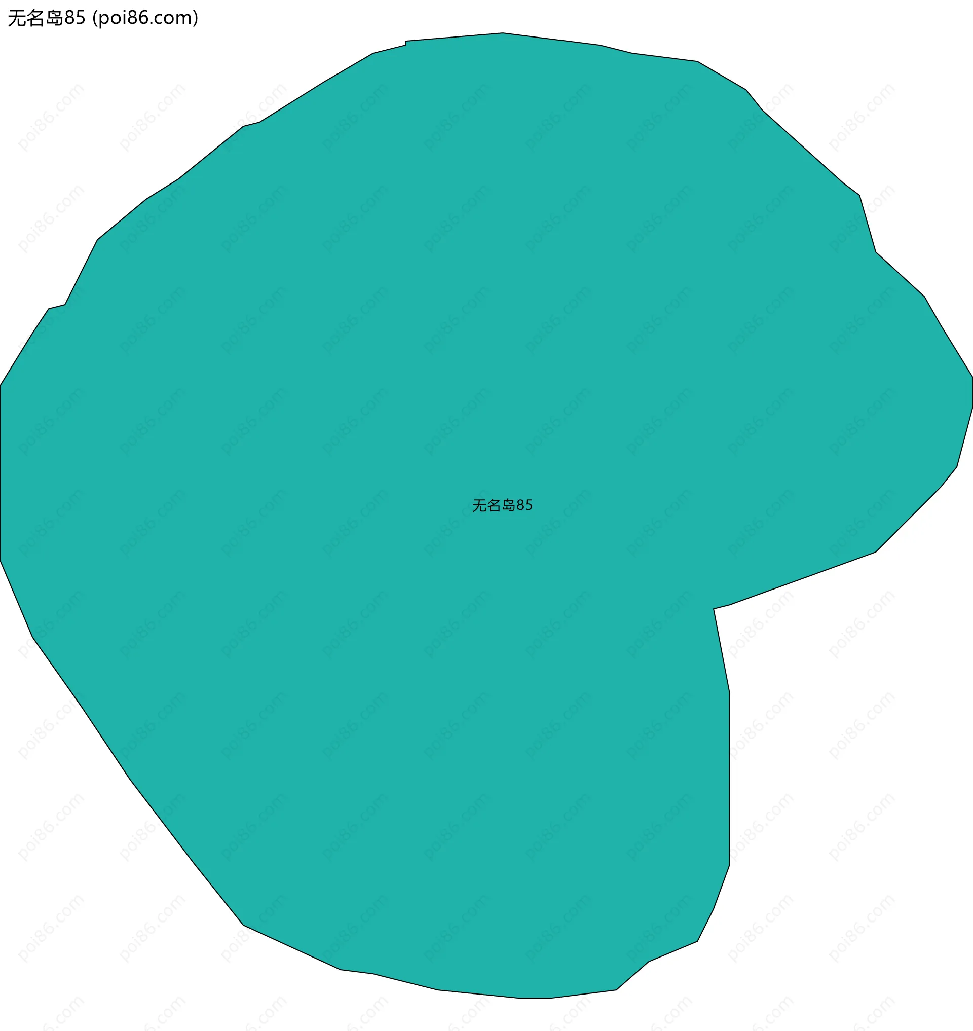 无名岛85边界地图