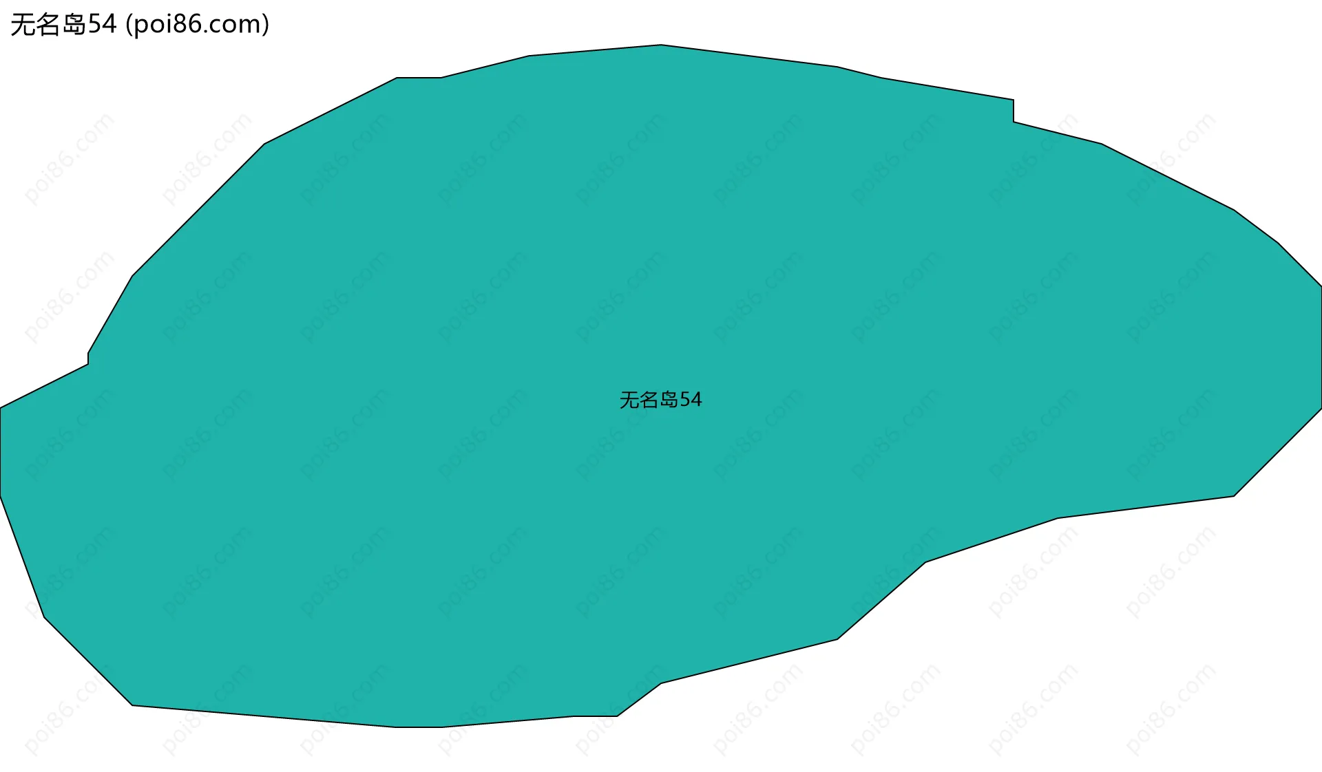 无名岛54边界地图