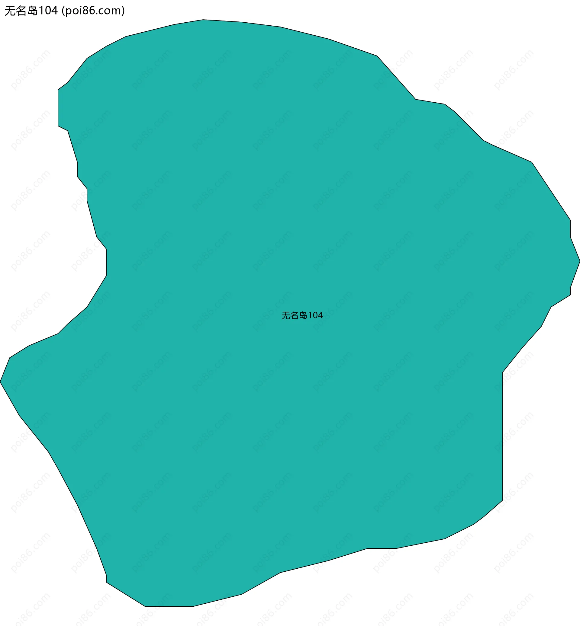 无名岛104边界地图