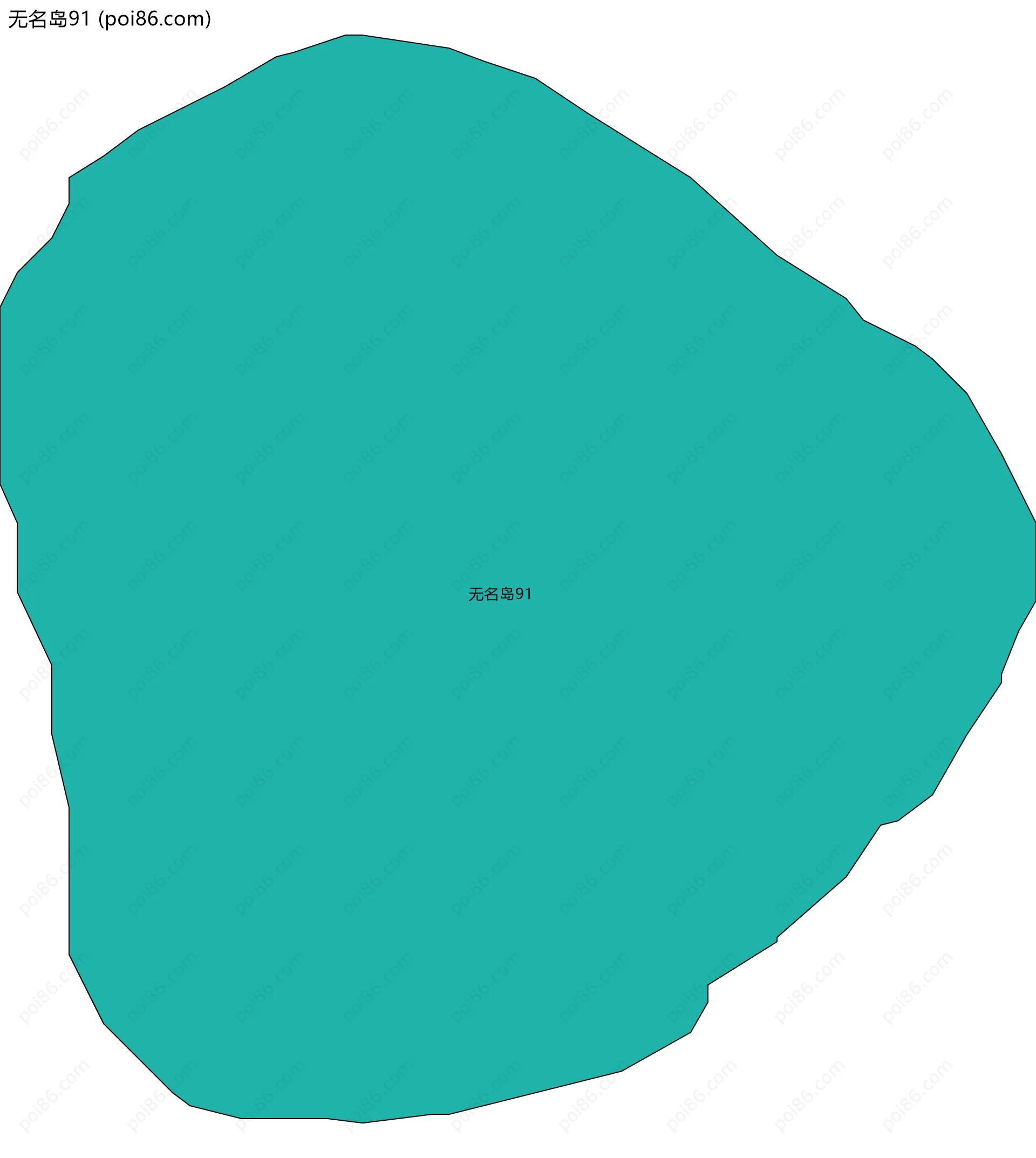 无名岛91边界地图