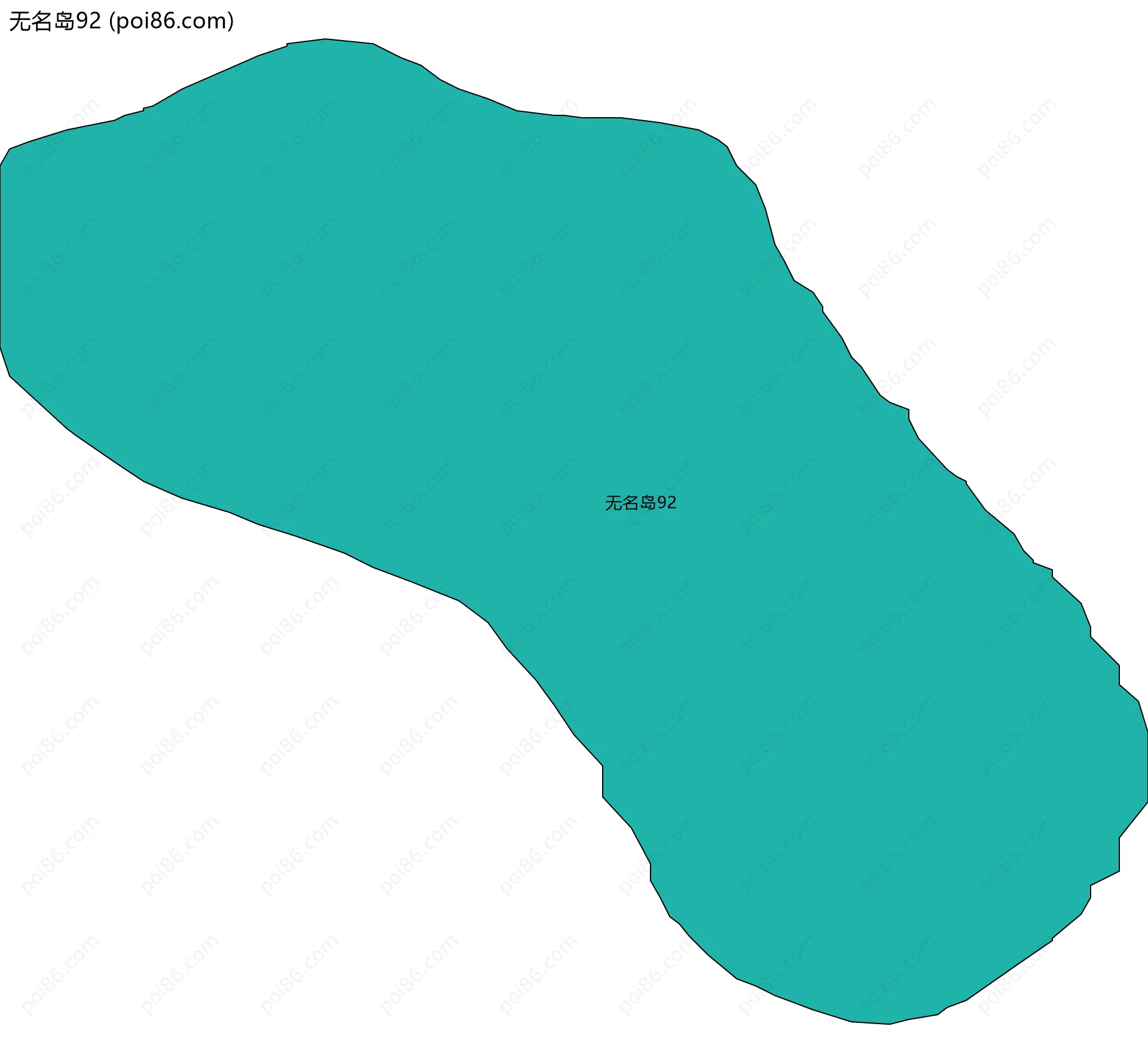 无名岛92边界地图