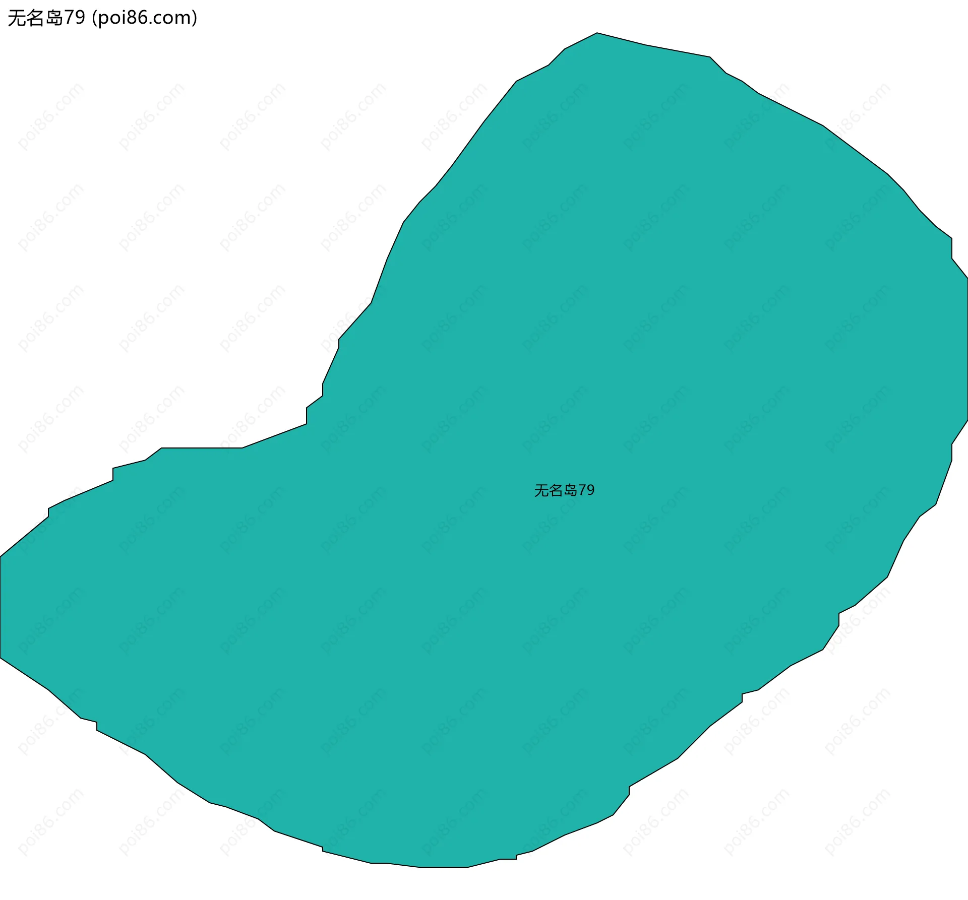 无名岛79边界地图
