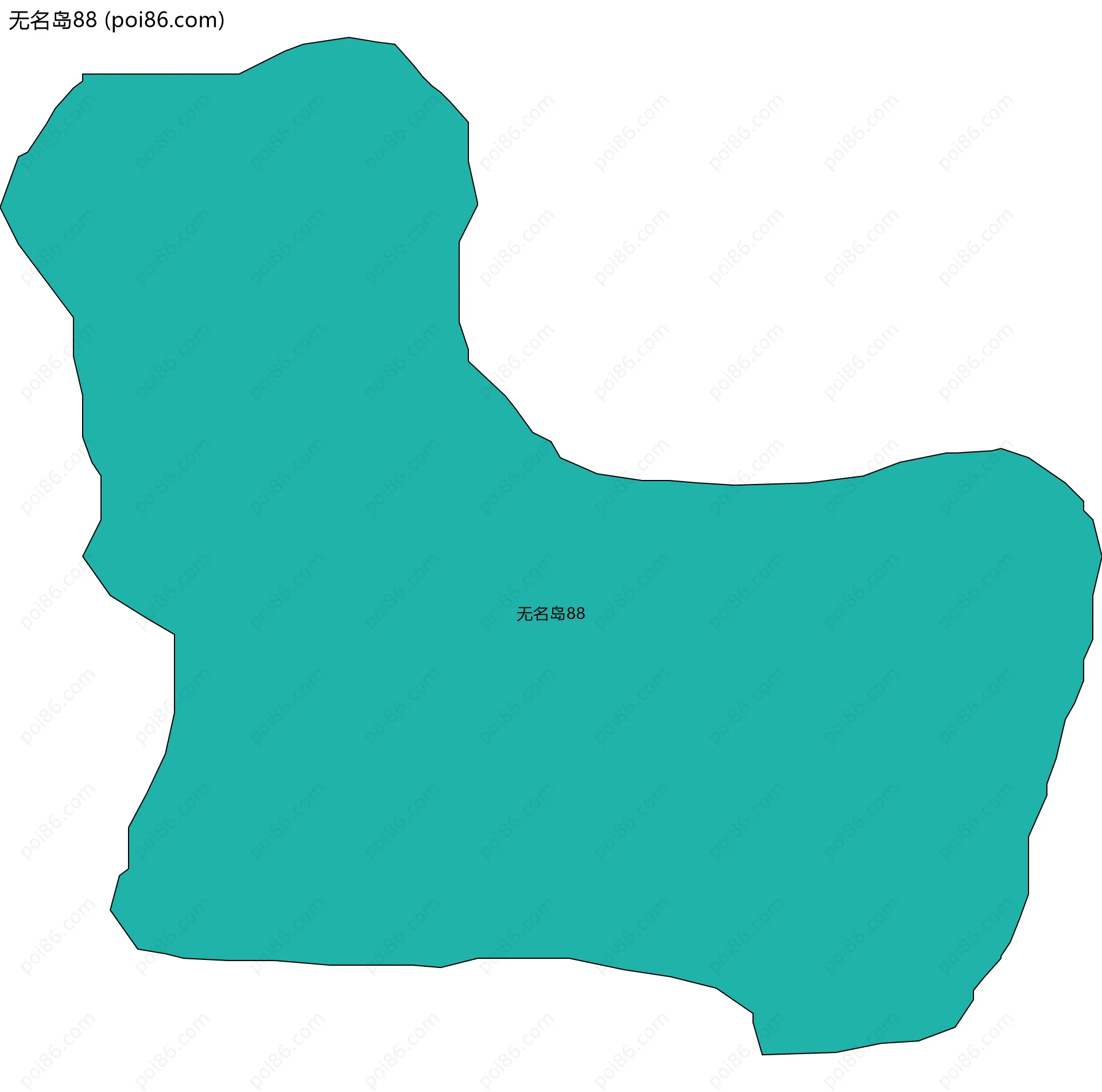 无名岛88边界地图