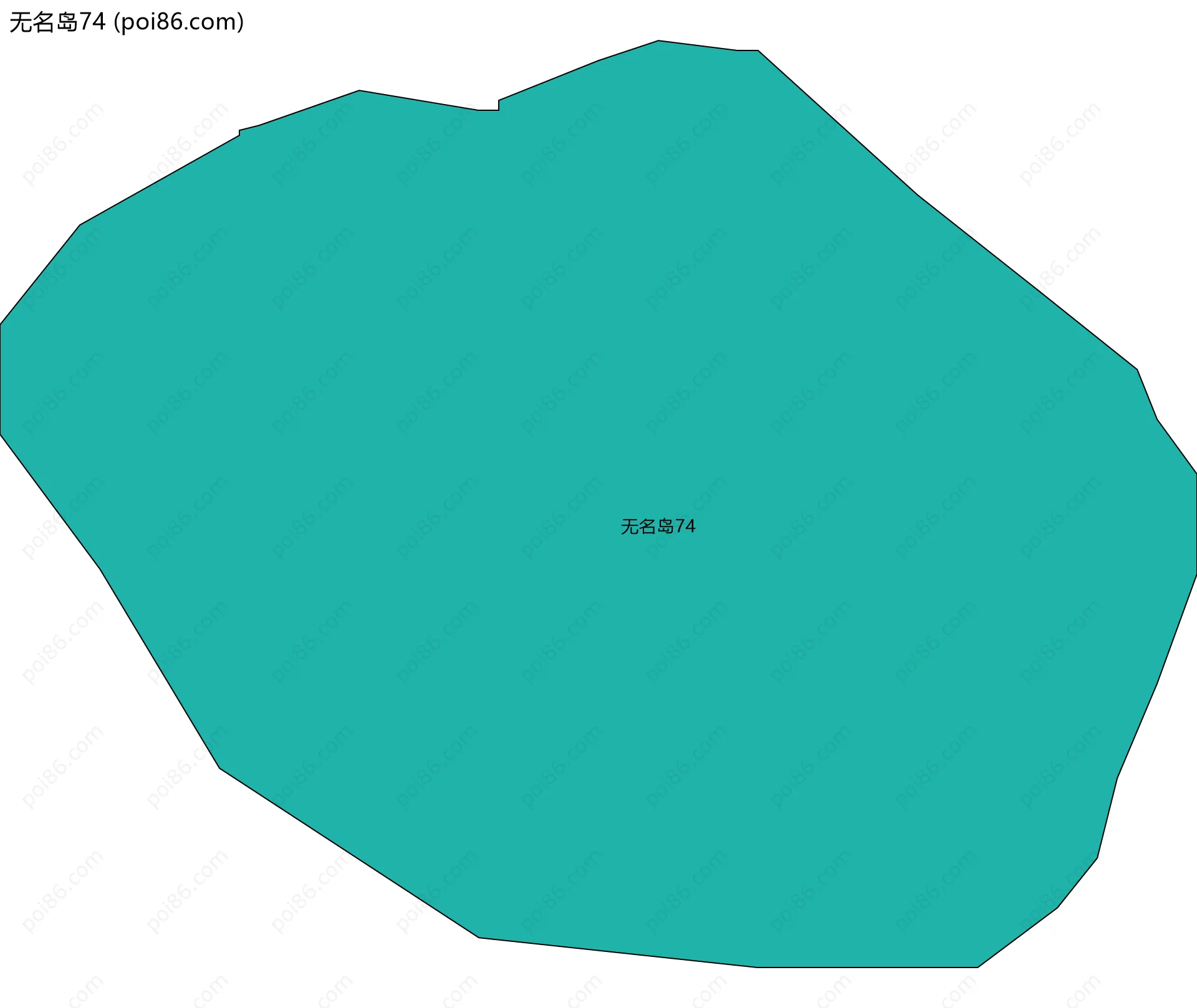 无名岛74边界地图