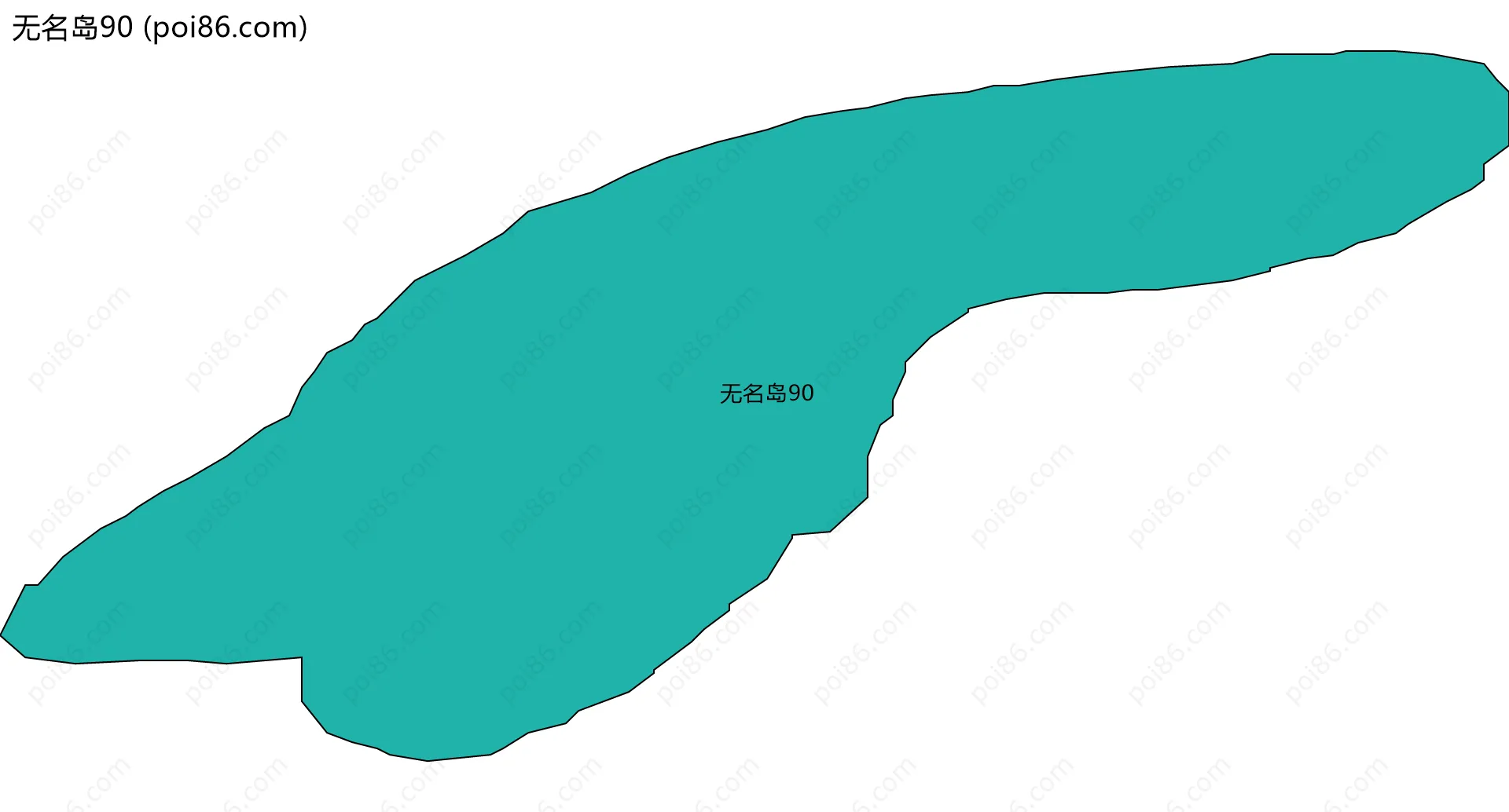 无名岛90边界地图