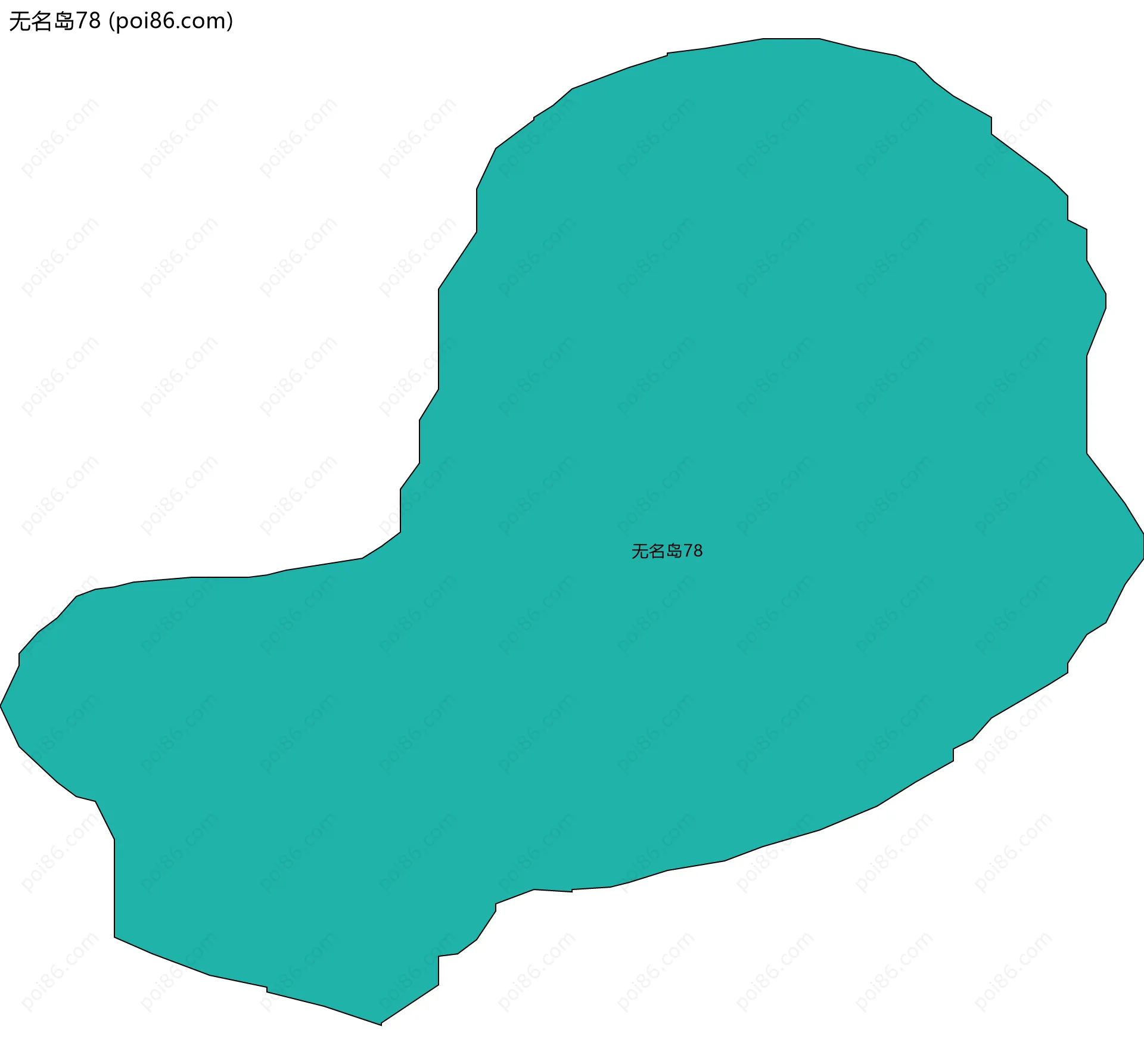 无名岛78边界地图