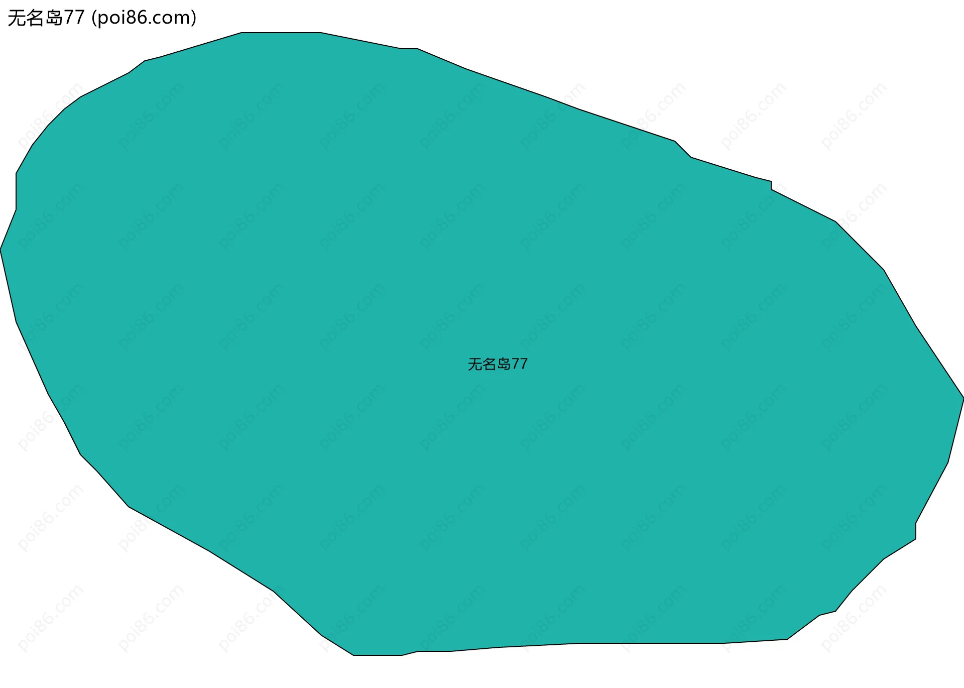 无名岛77边界地图