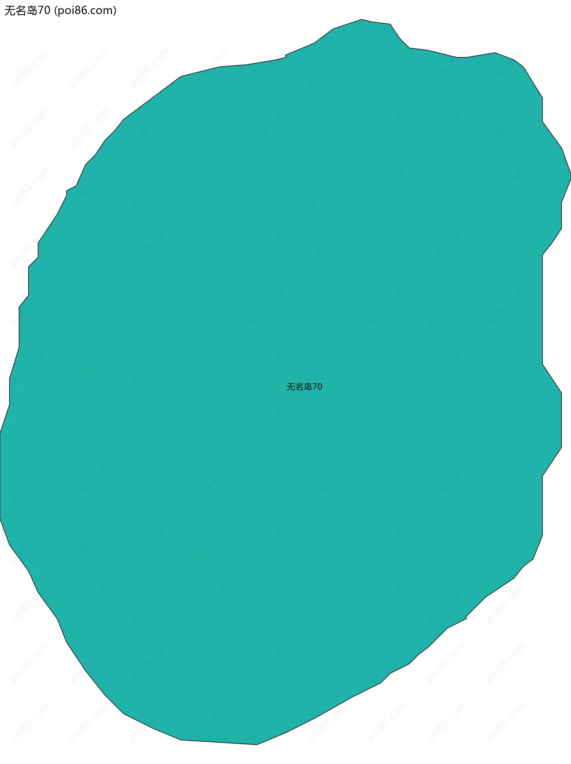 无名岛70边界地图