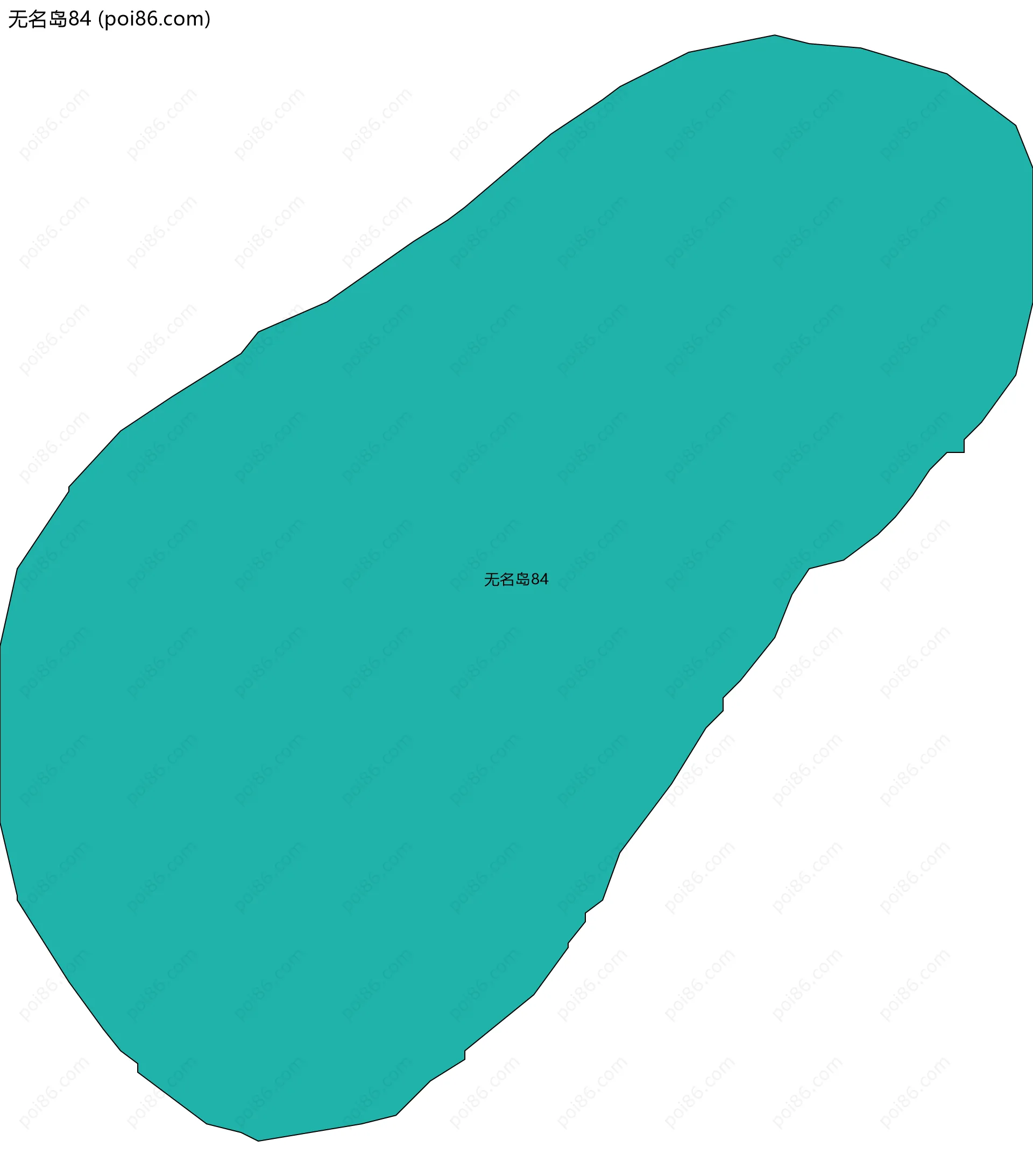 无名岛84边界地图