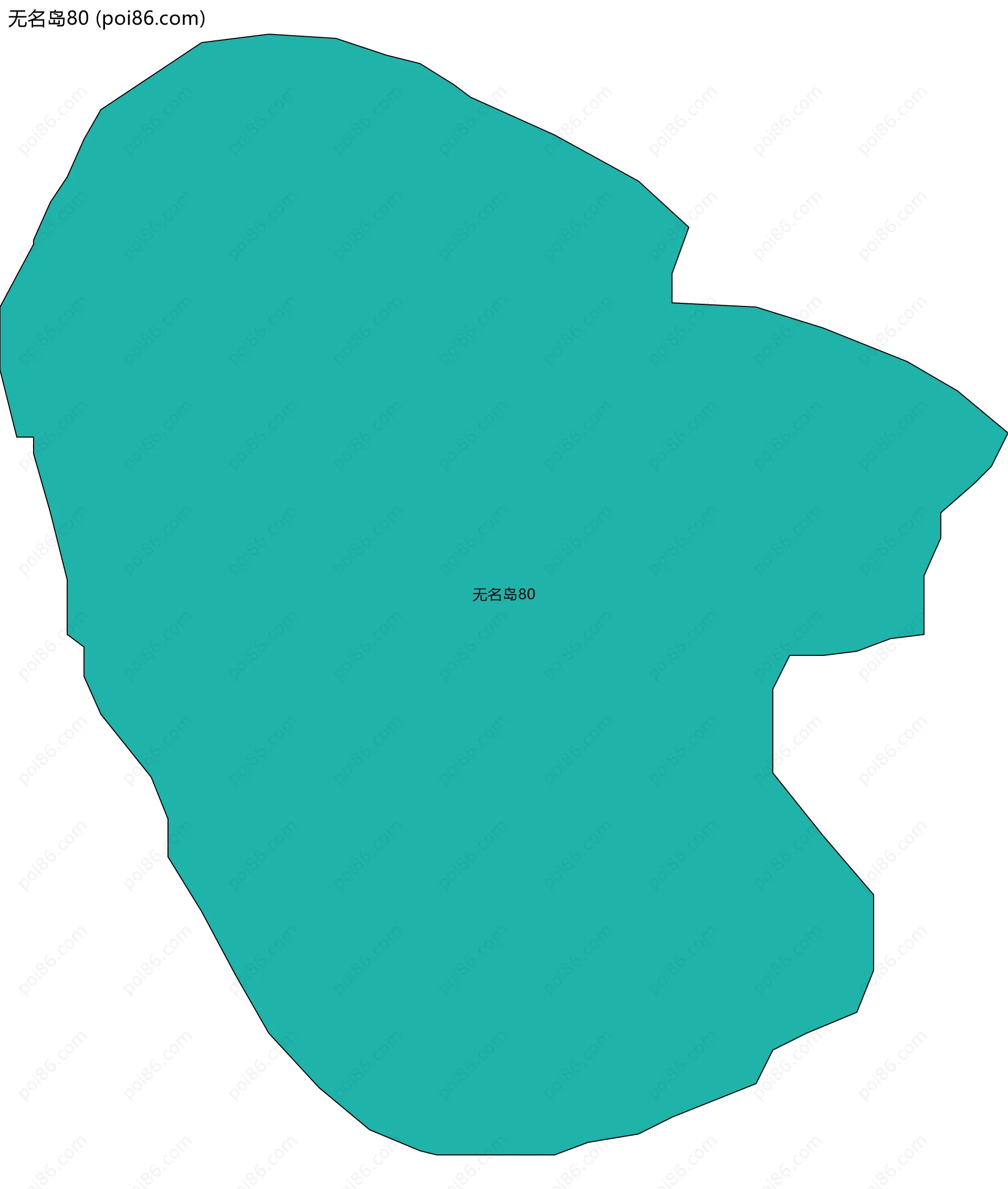 无名岛80边界地图