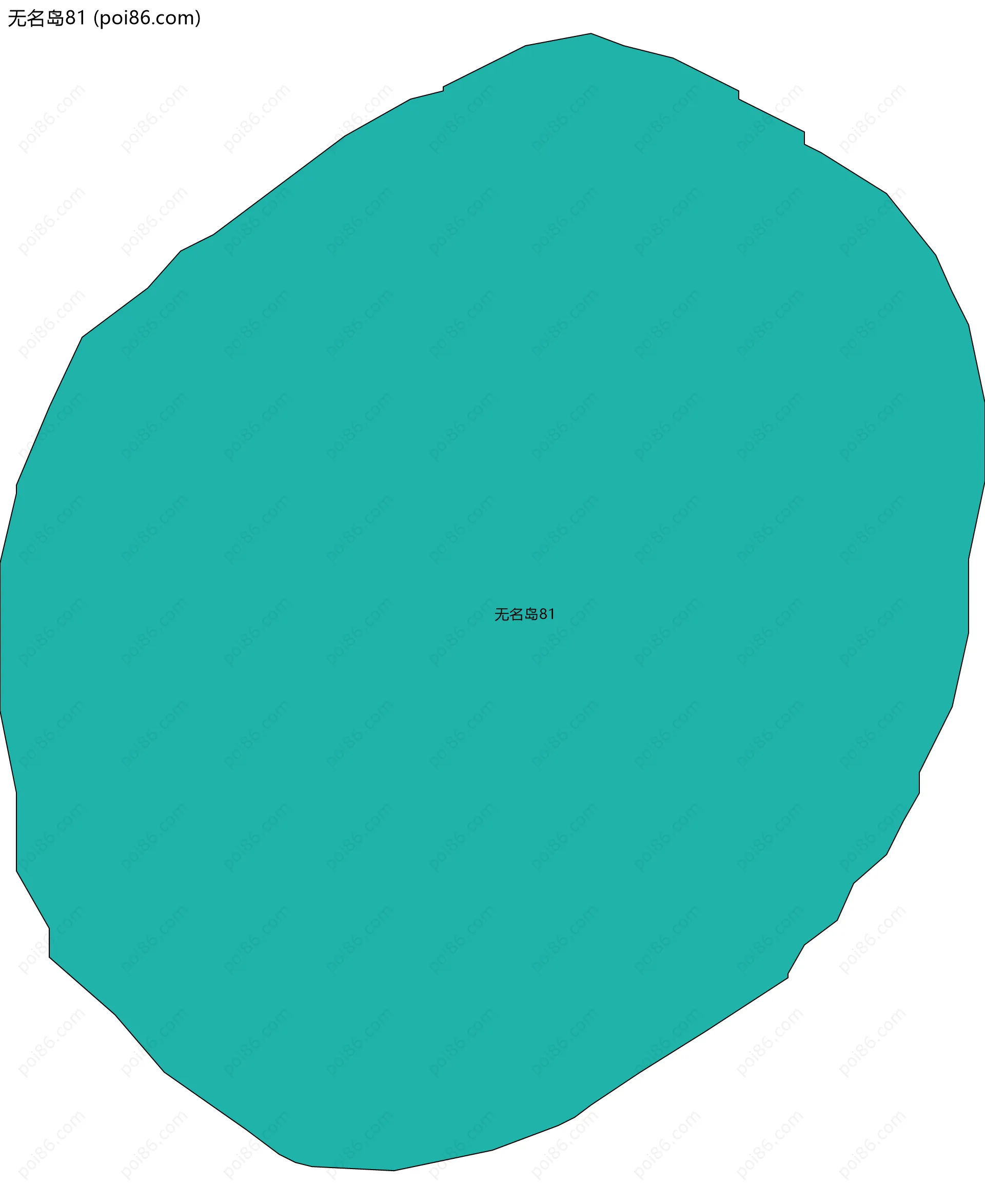 无名岛81边界地图