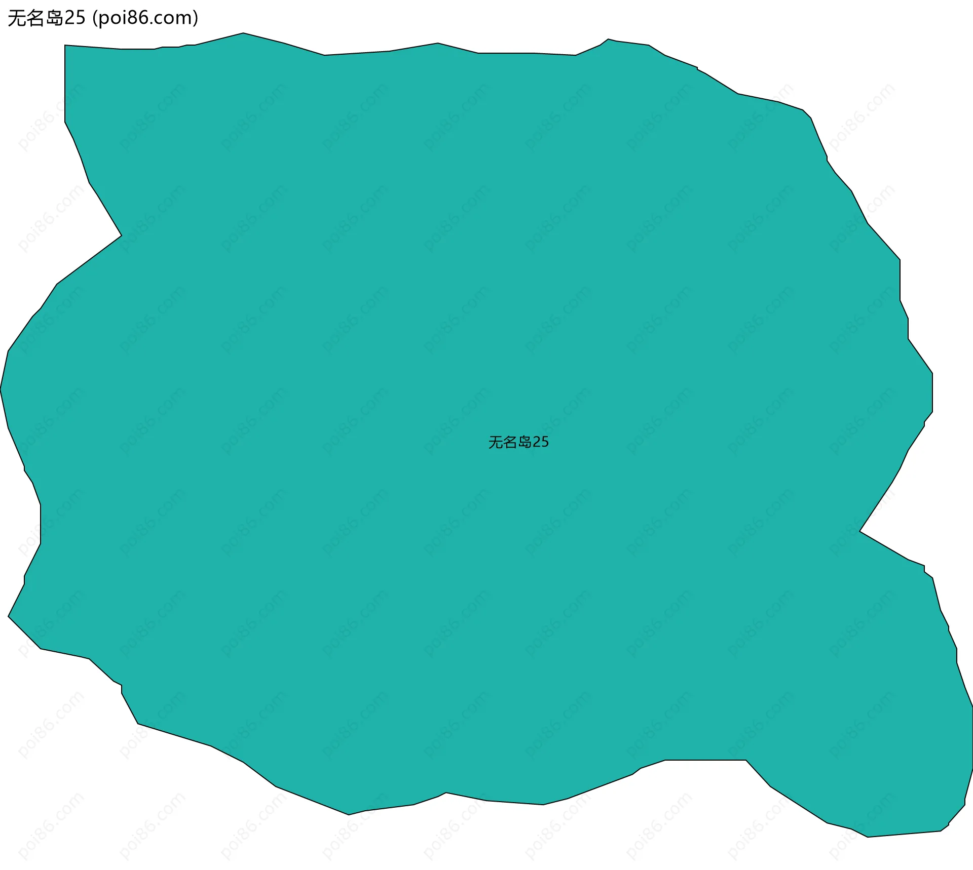 无名岛25边界地图