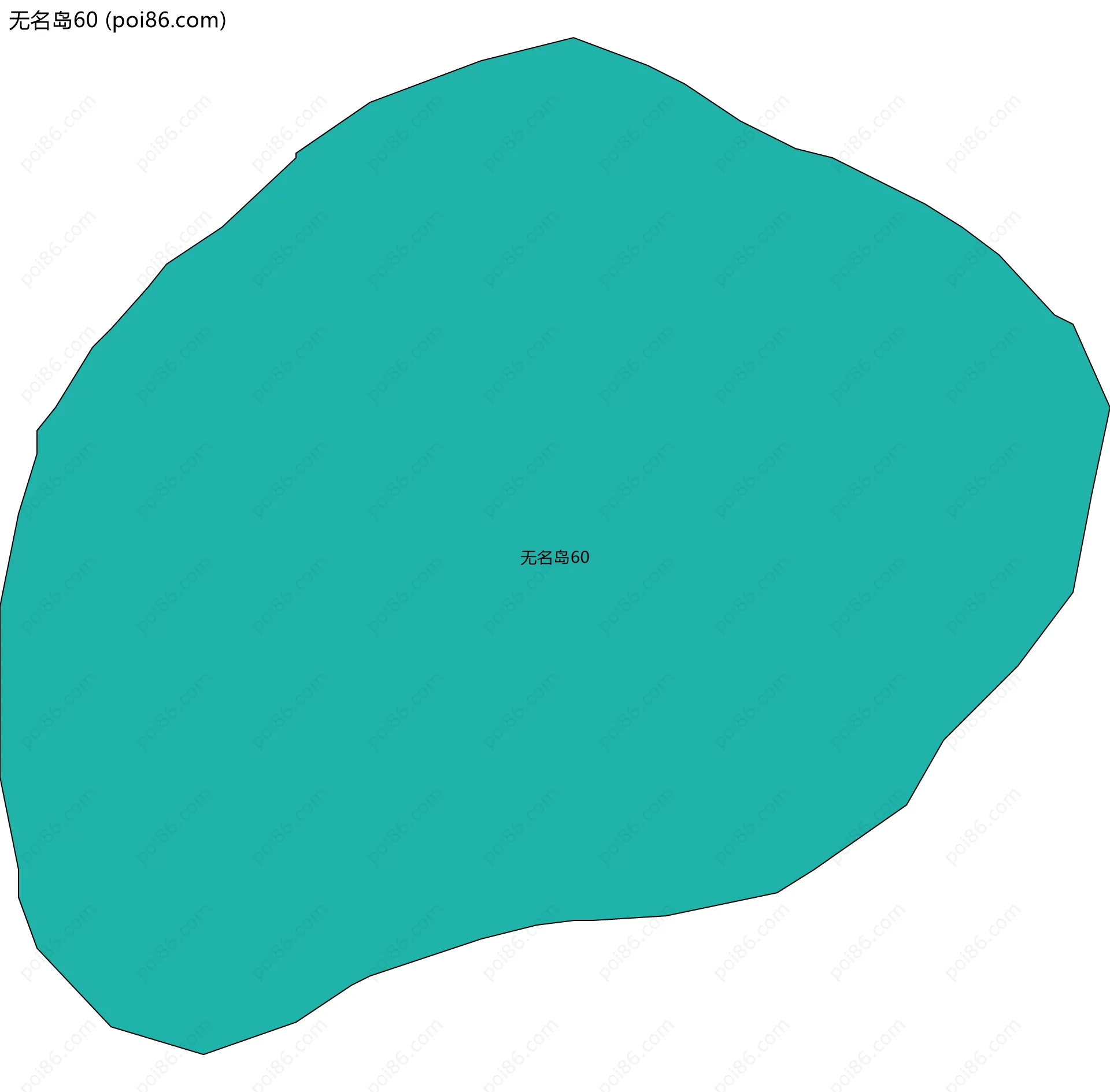 无名岛60边界地图