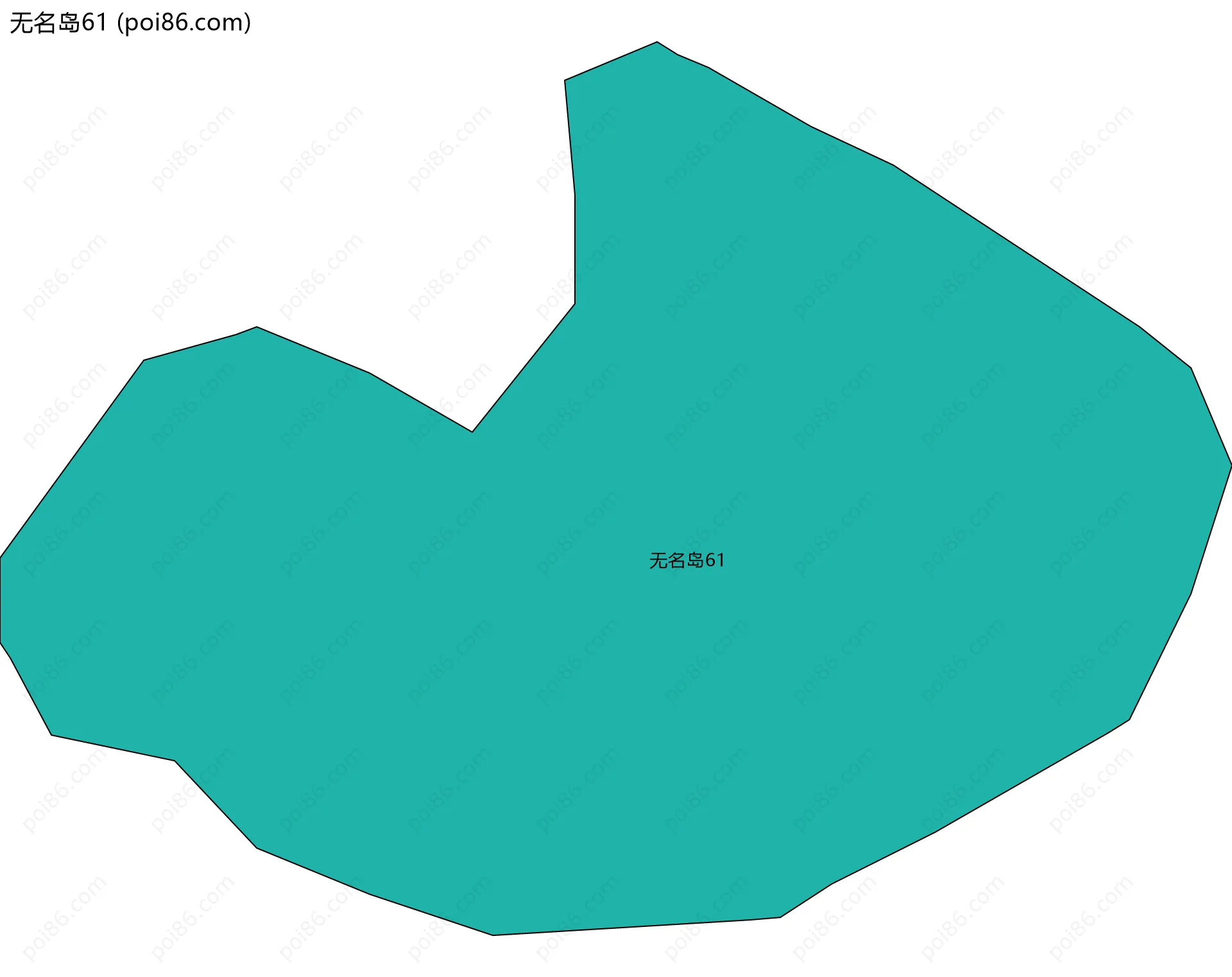 无名岛61边界地图