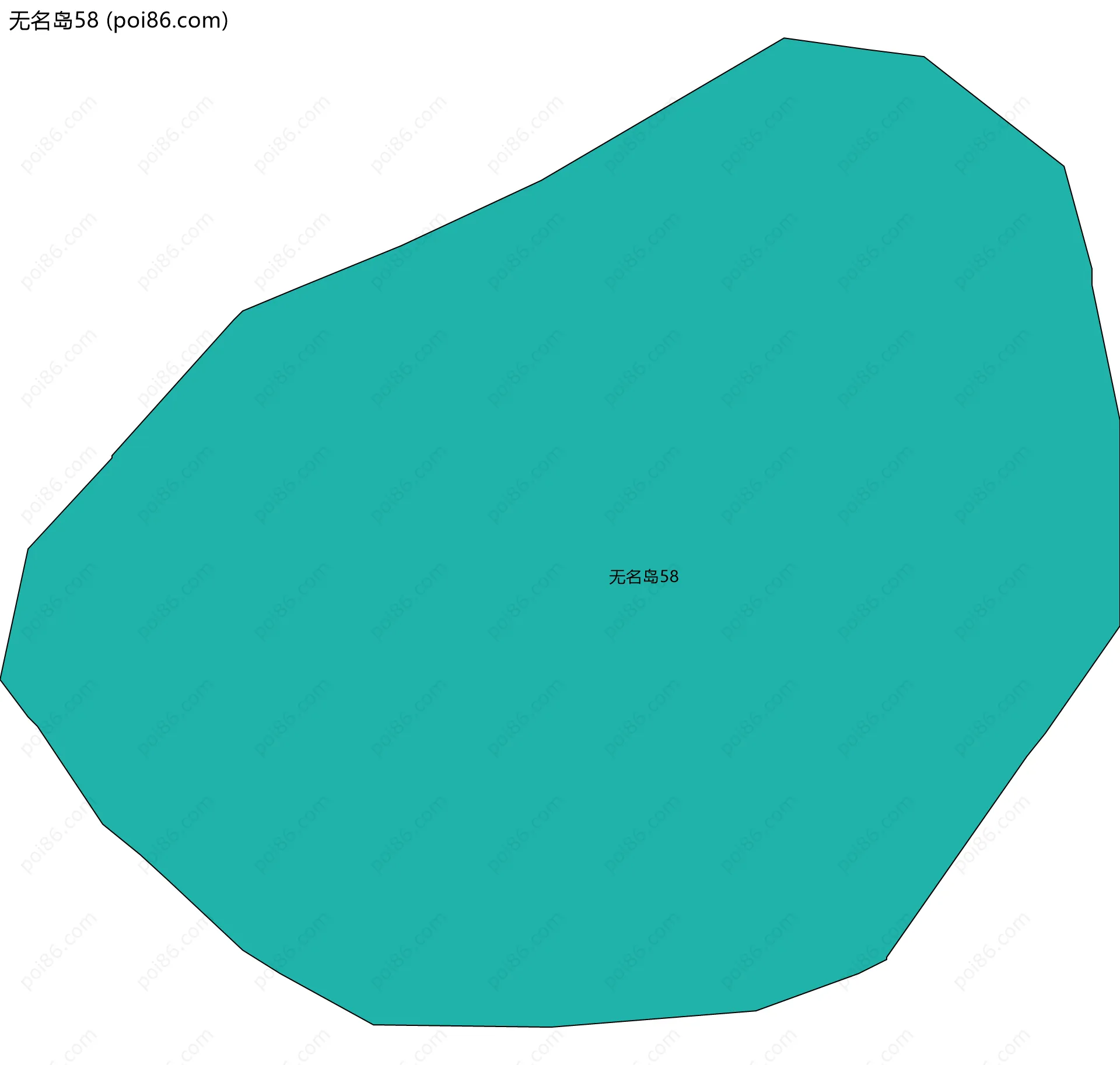 无名岛58边界地图