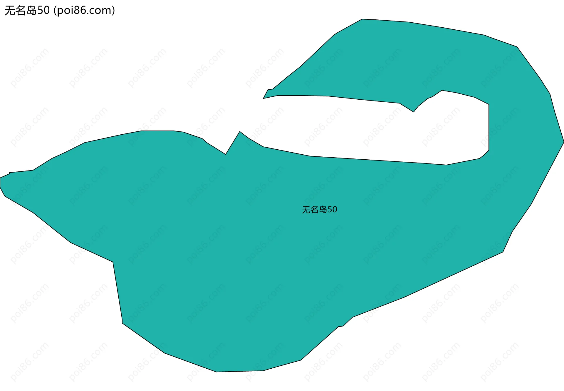 无名岛50边界地图