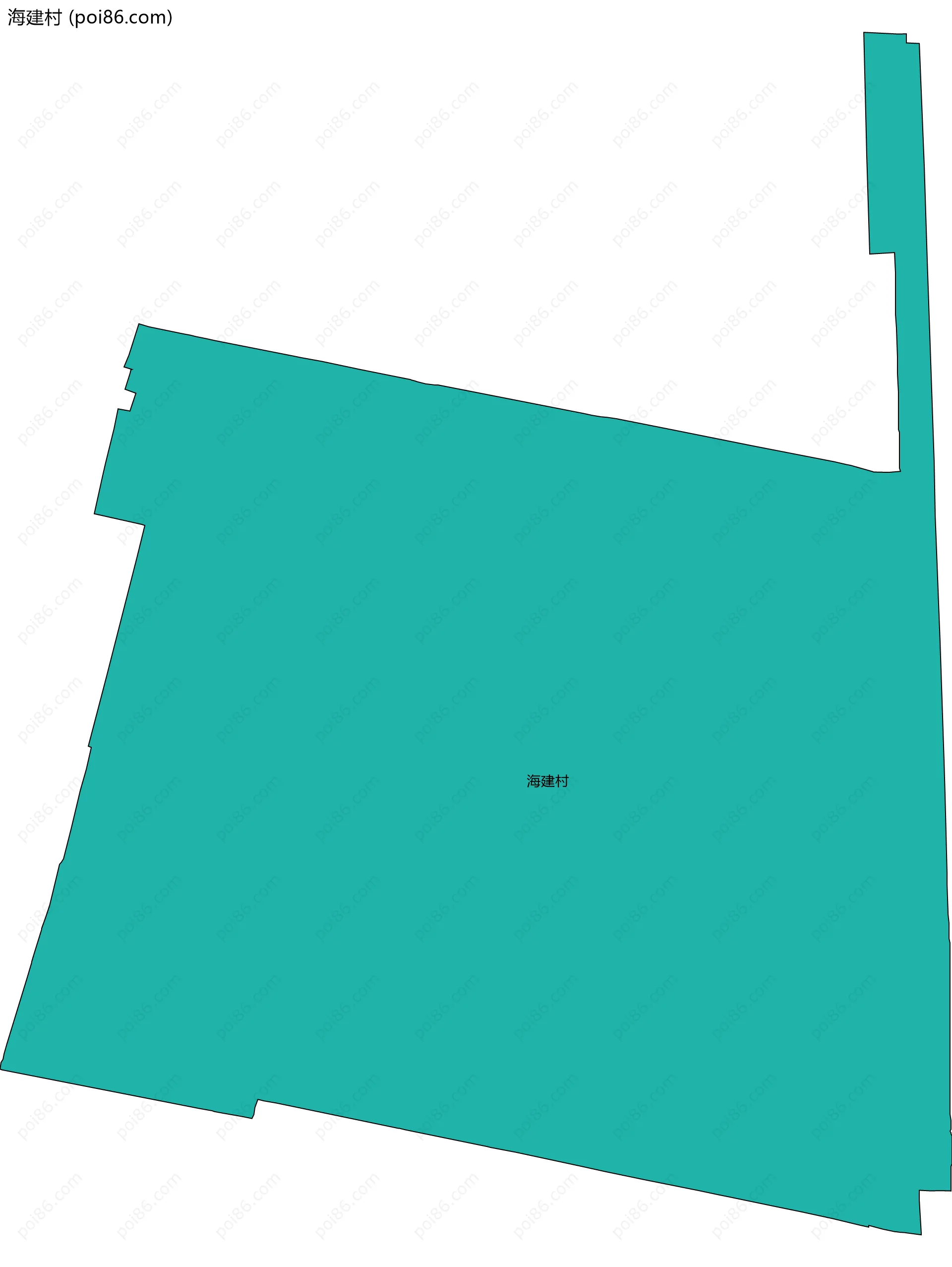 海建村边界地图