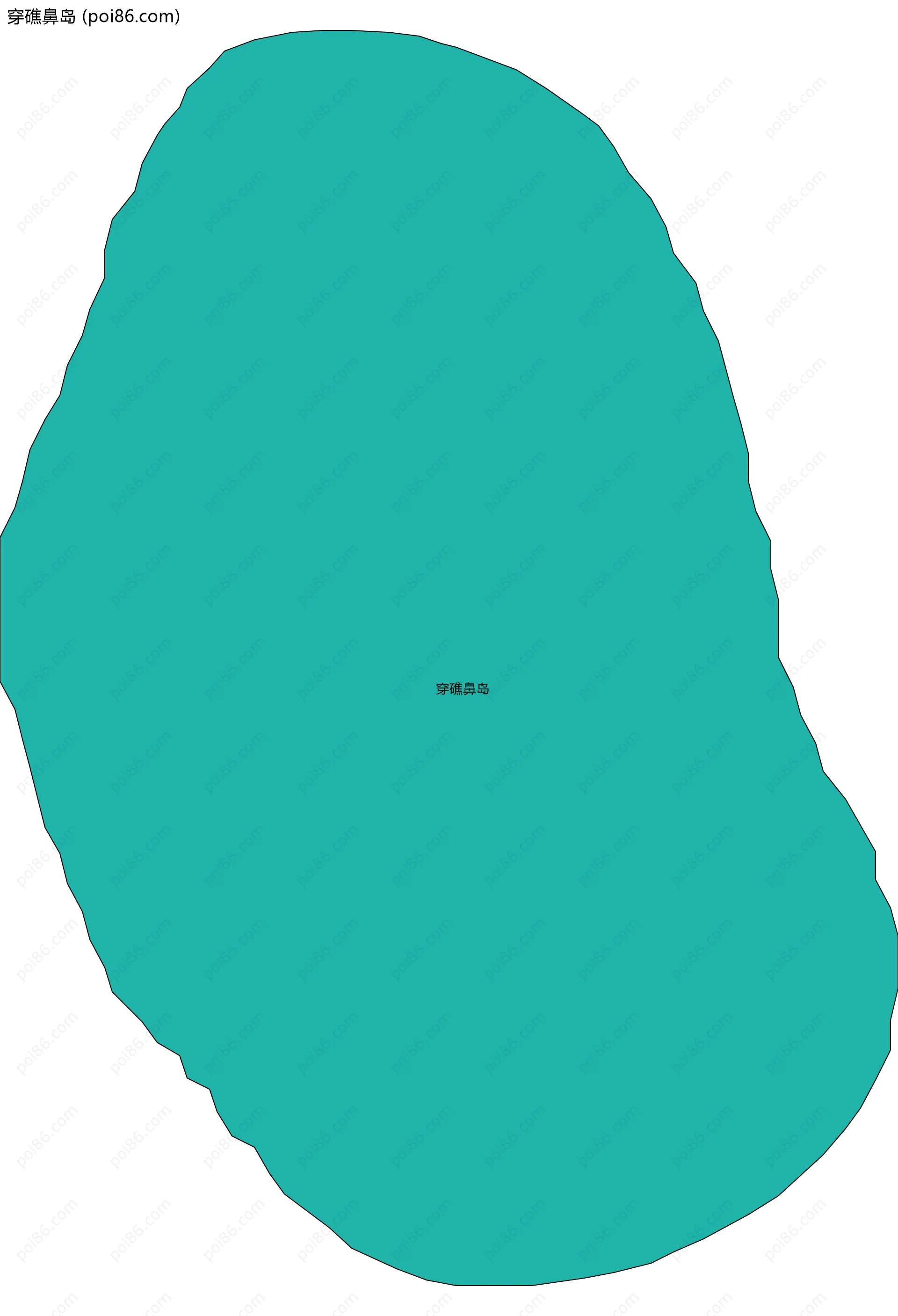 穿礁鼻岛边界地图