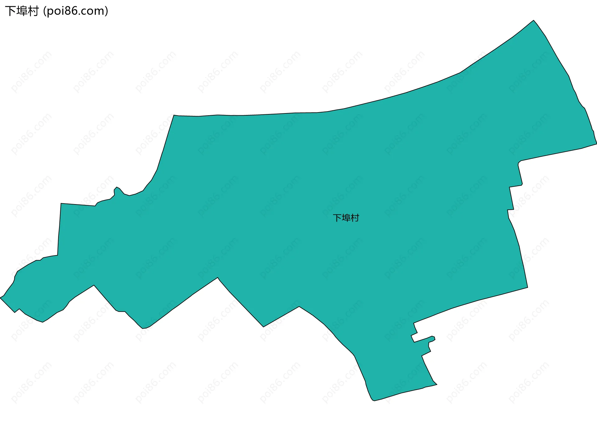 下埠村边界地图