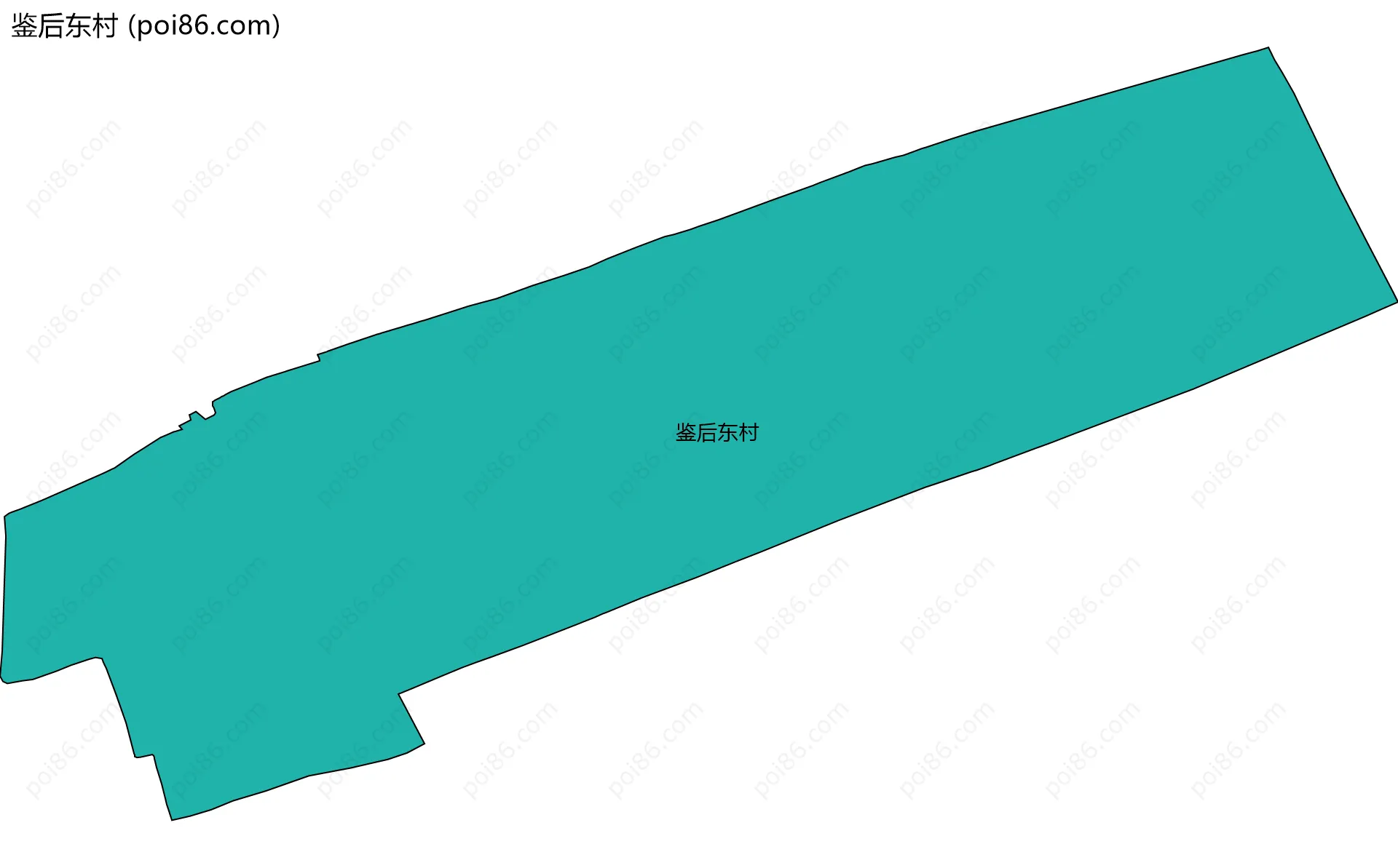 鉴后东村边界地图