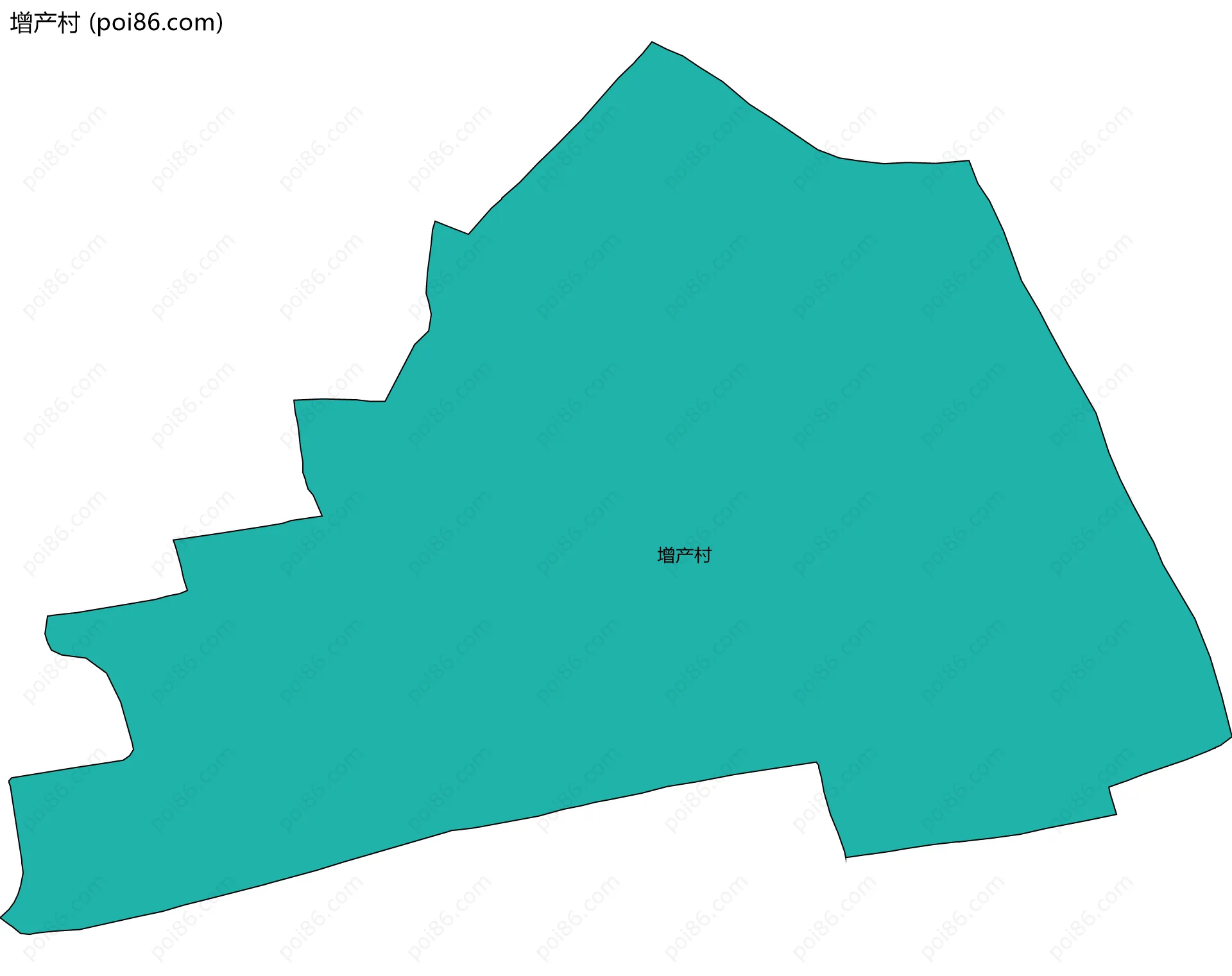 增产村边界地图