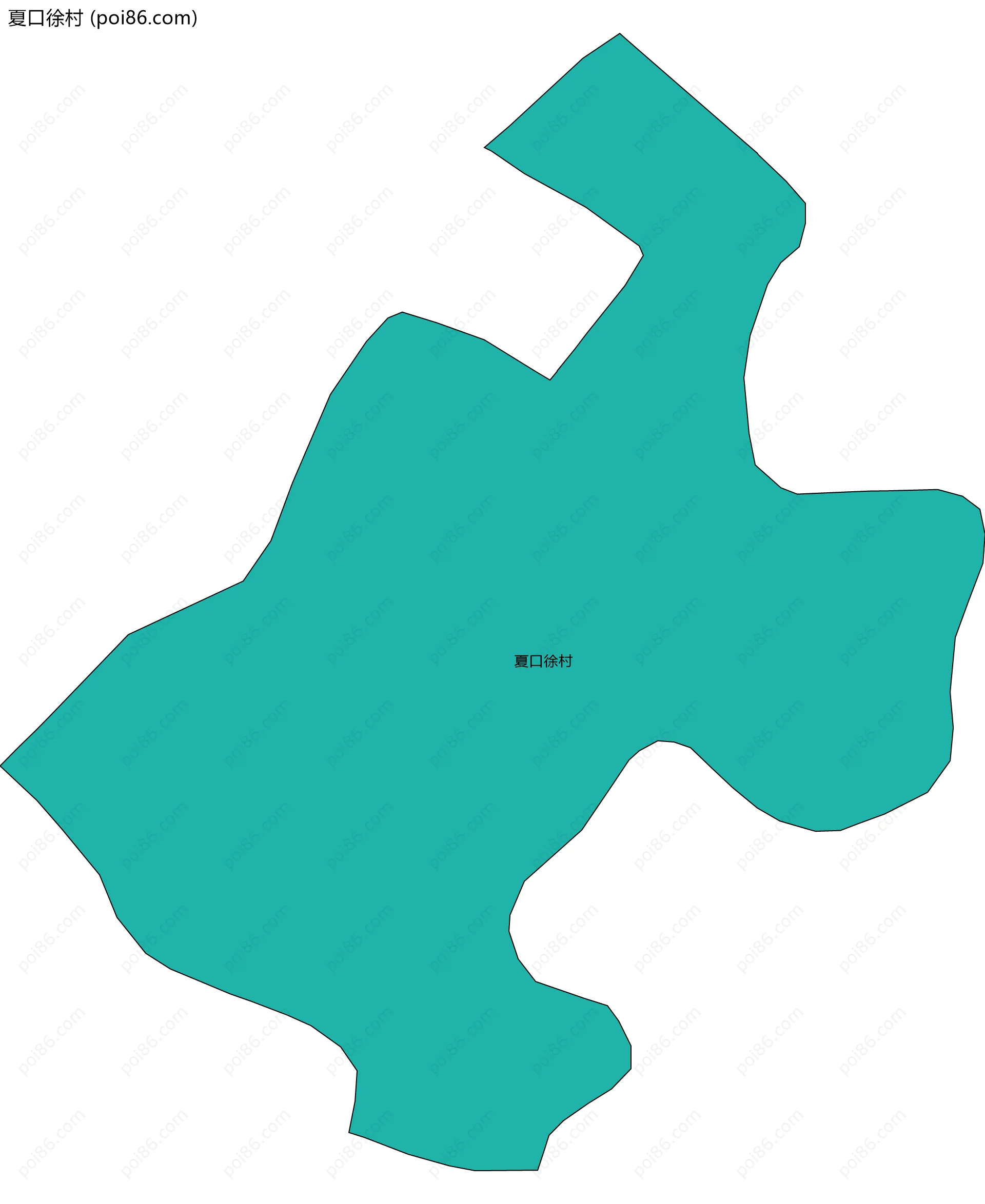 夏口徐村边界地图