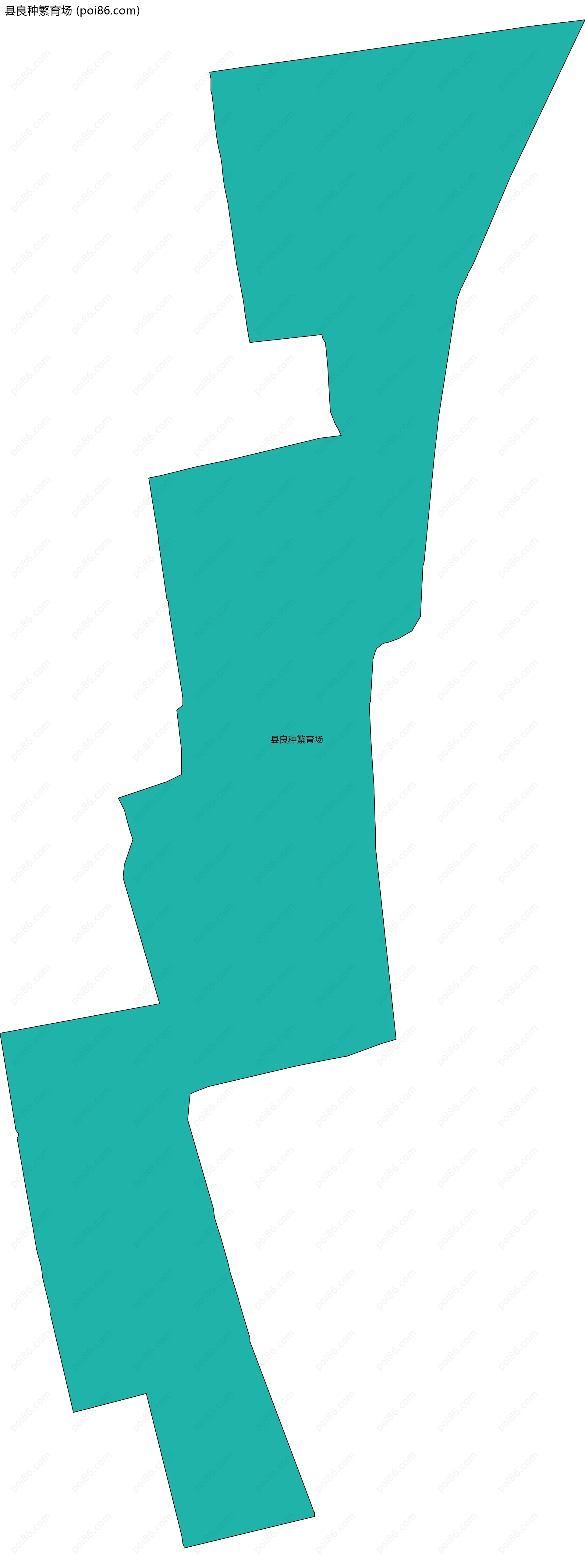 县良种繁育场边界地图