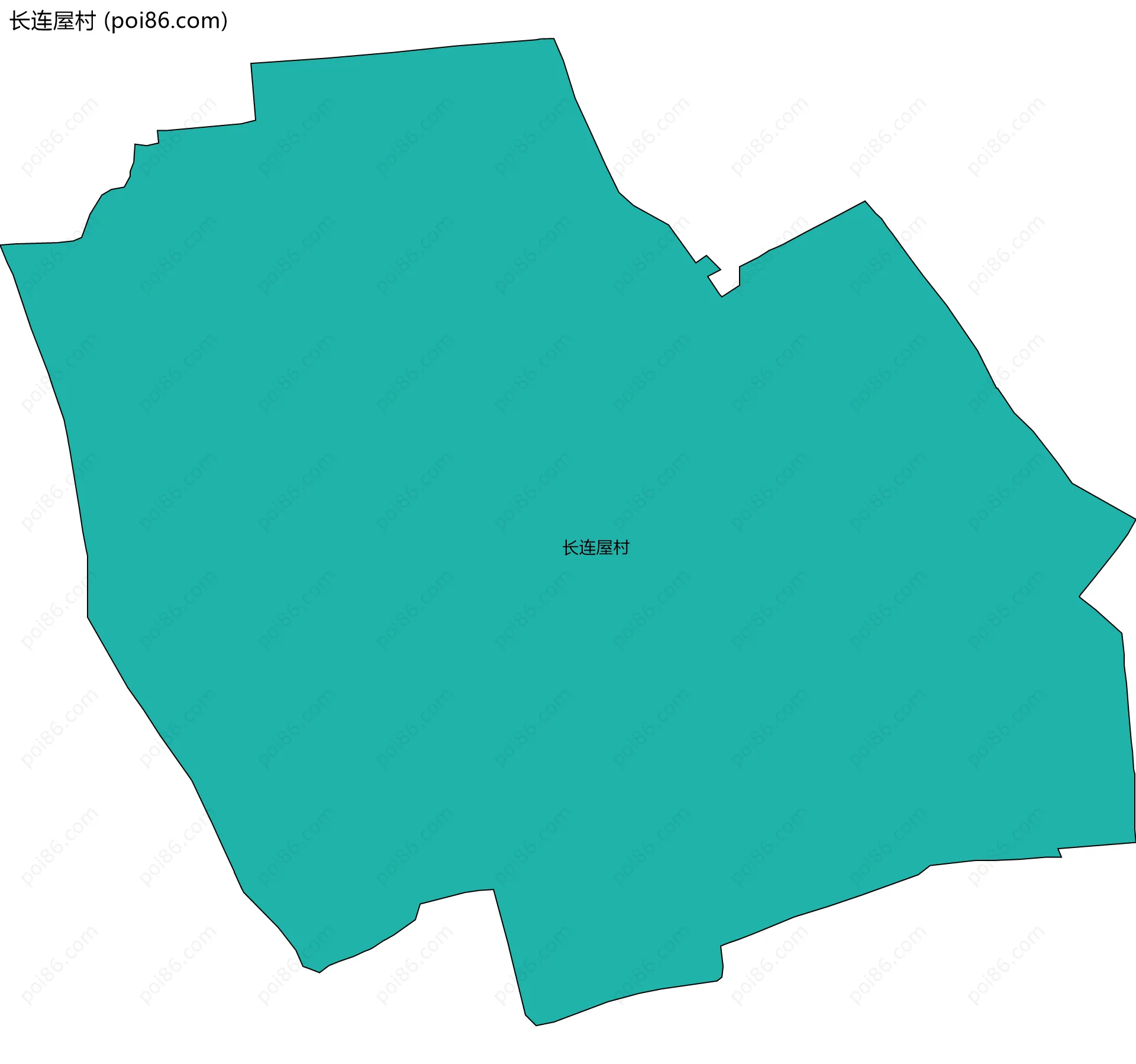 长连屋村边界地图