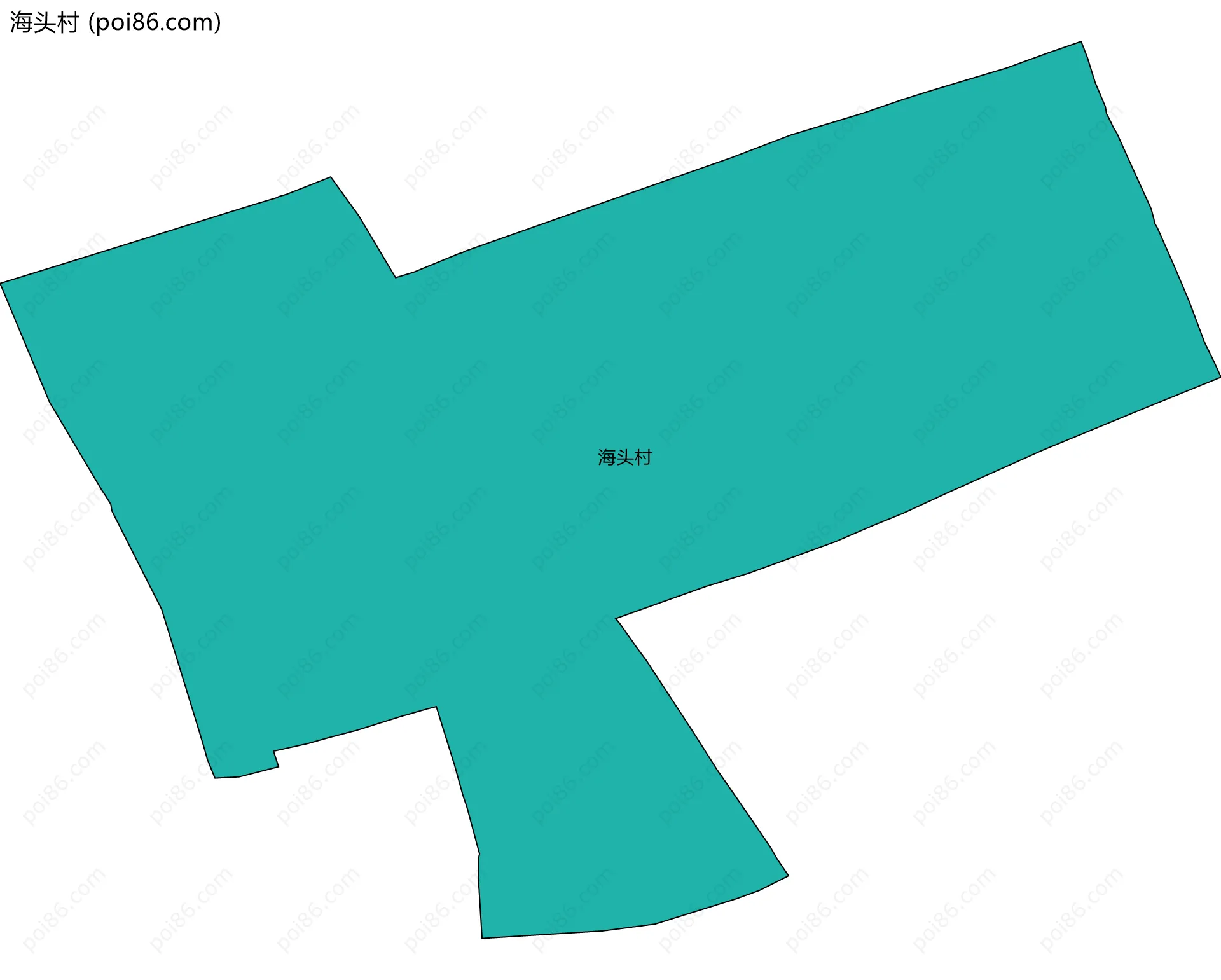 海头村边界地图