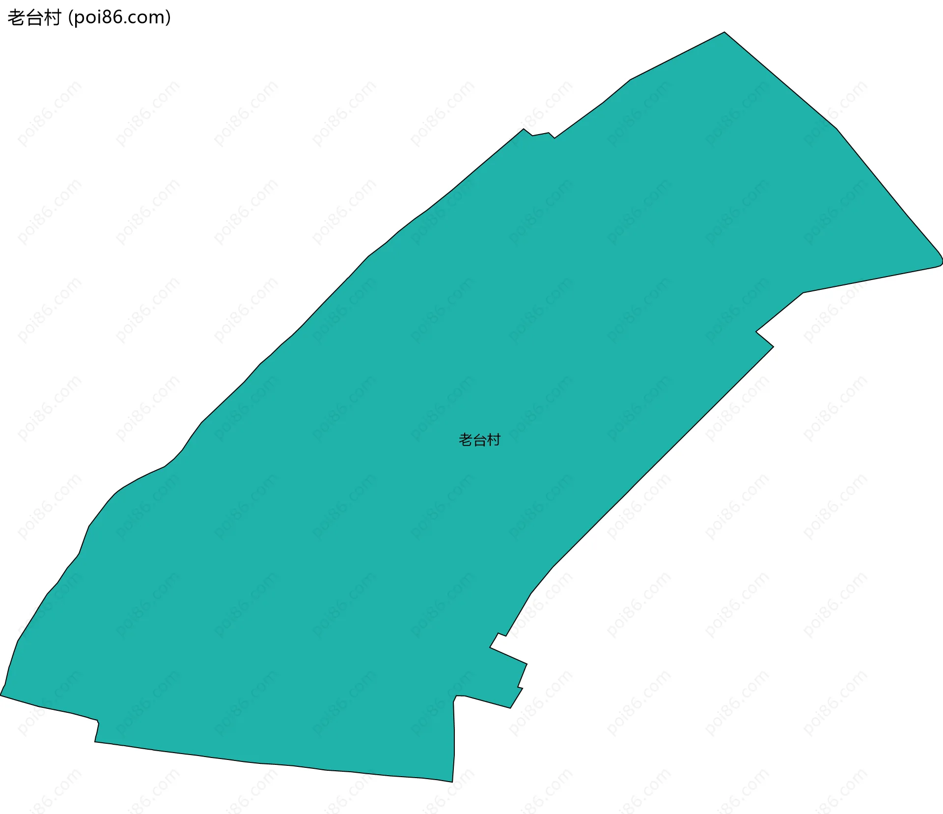 老台村边界地图