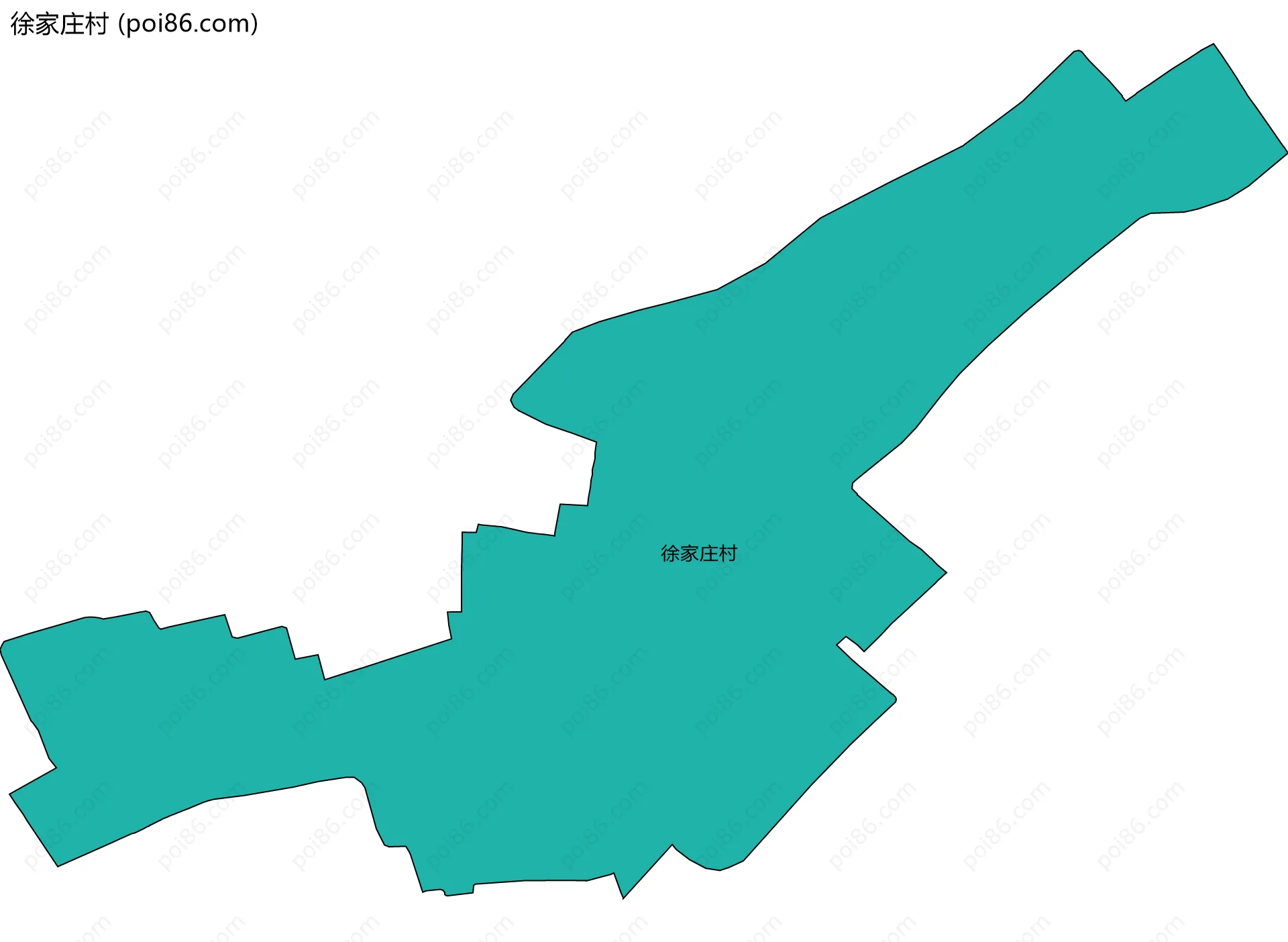 徐家庄村边界地图