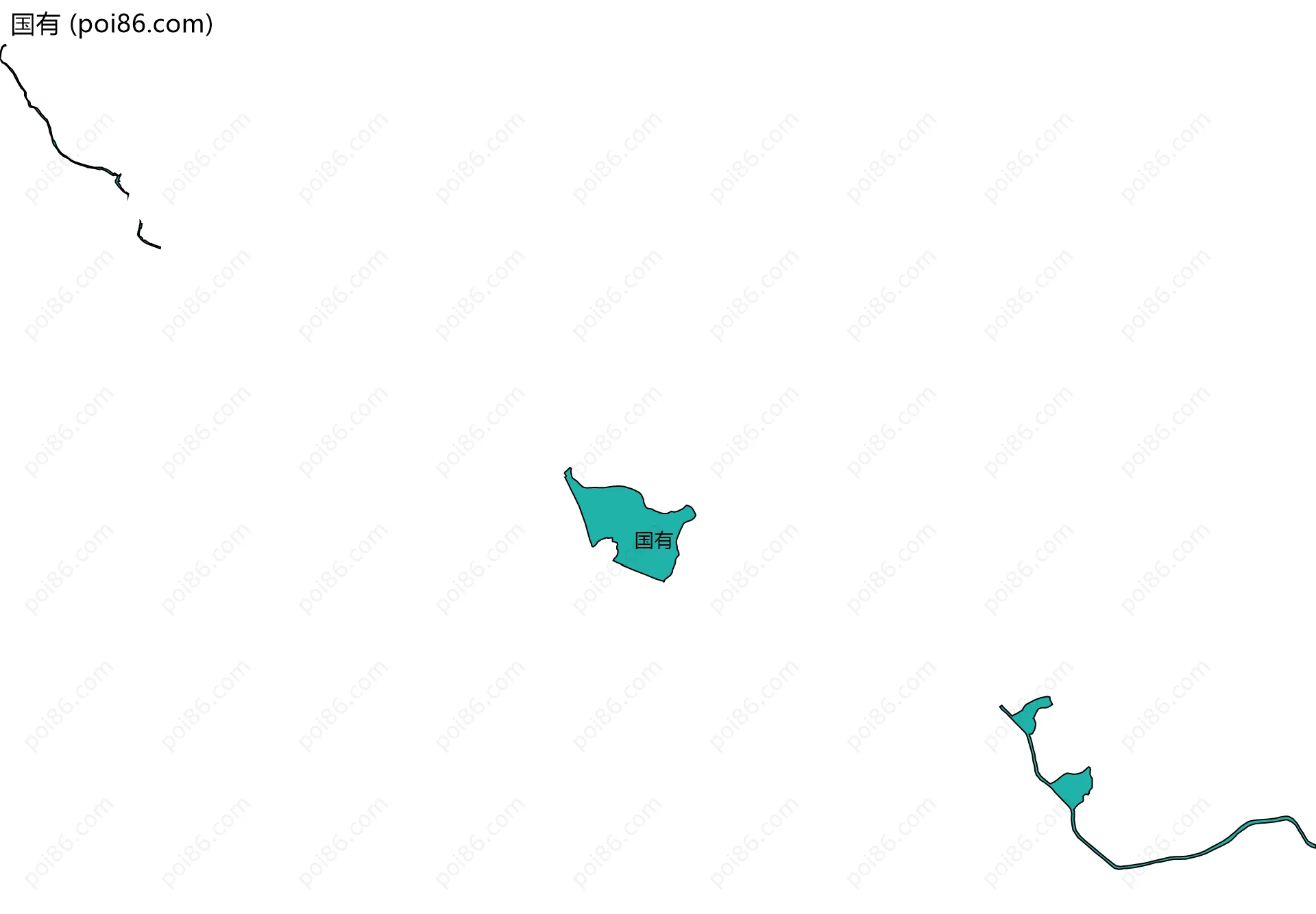 国有边界地图