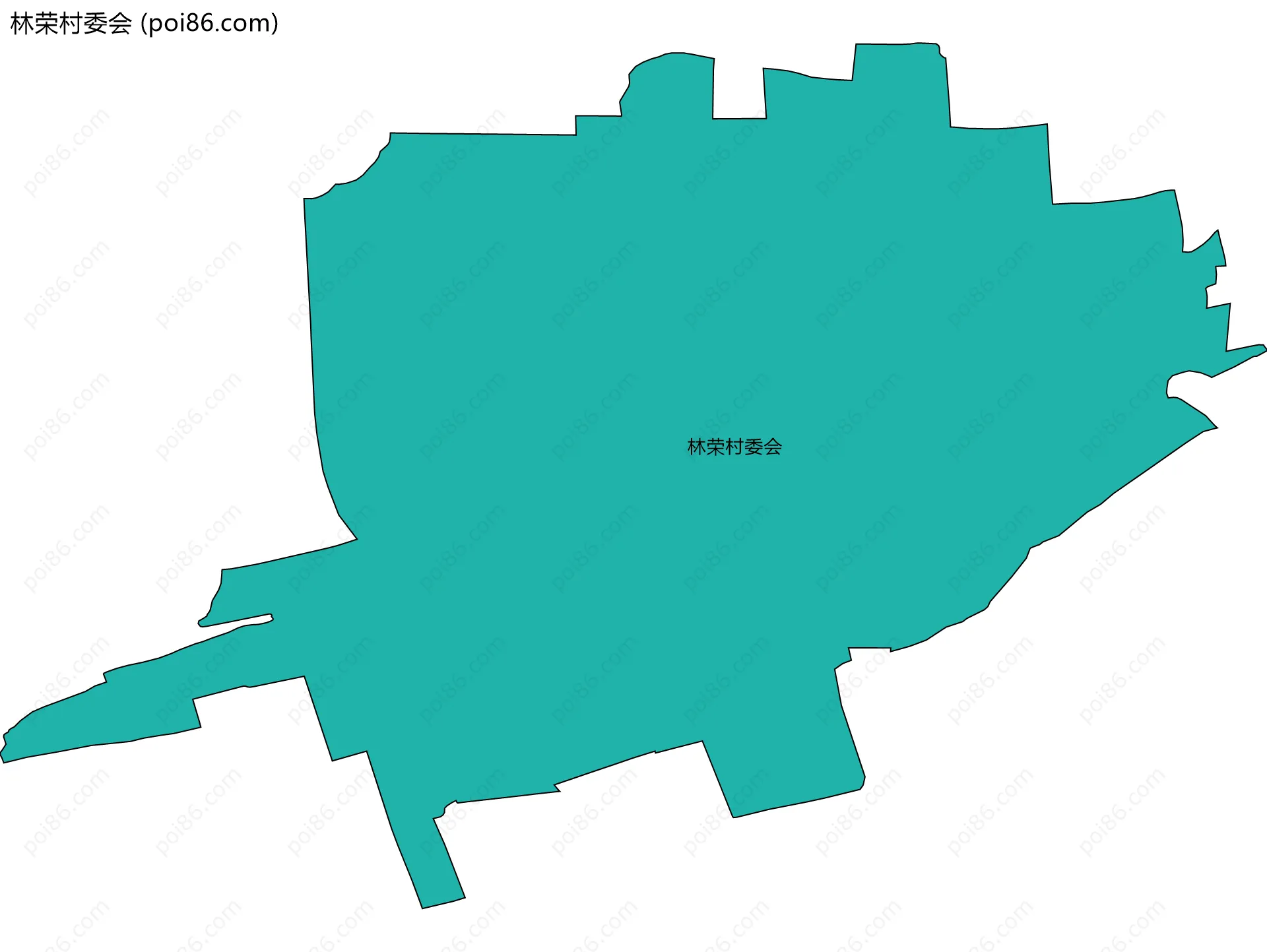 林荣村委会边界地图