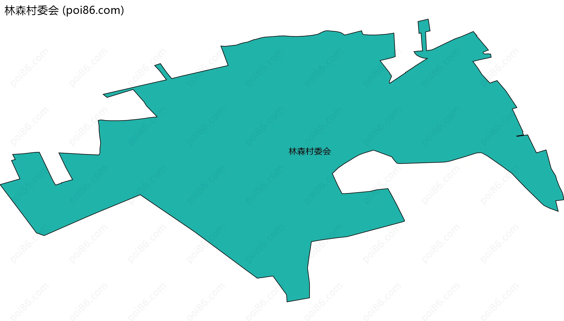 林森村委会边界地图